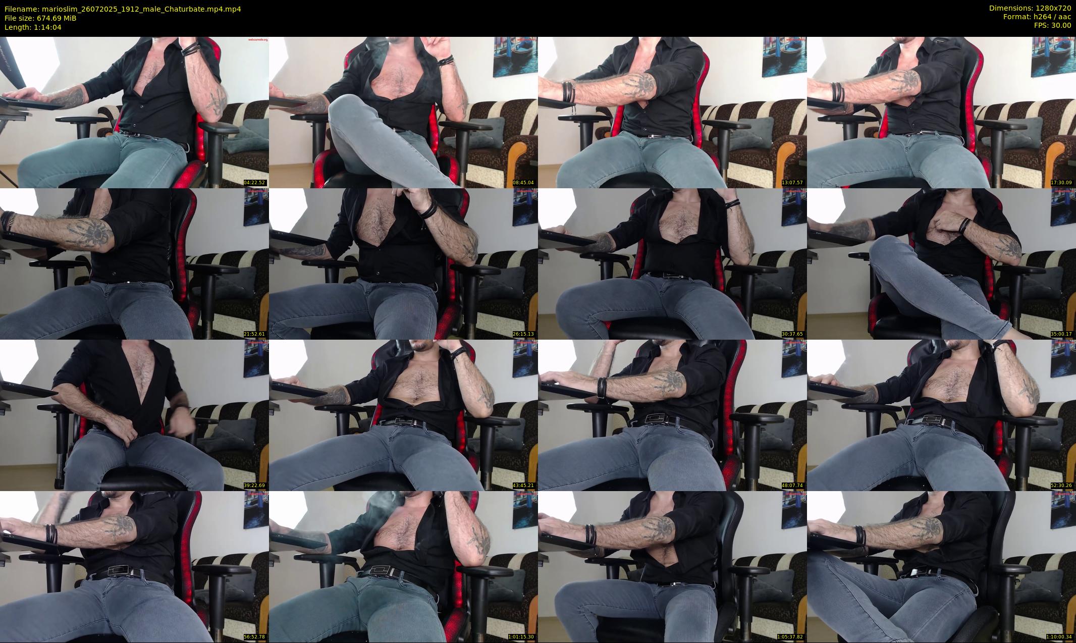 marioslim — 75 minute Chaturbate male cam show recording, 720p, Jul 26, 2025