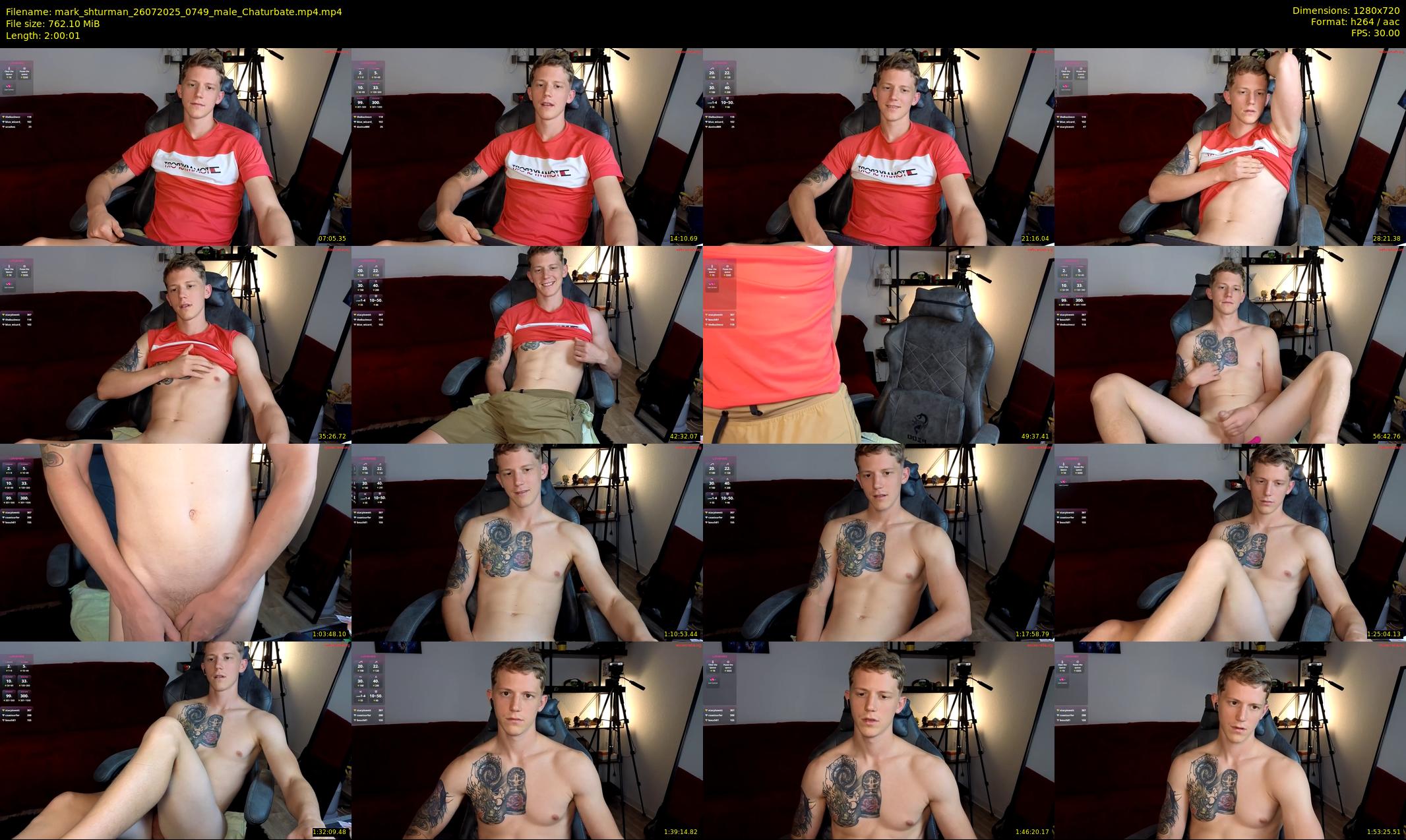 mark_shturman — 121 minute Chaturbate male cam show recording, 720p, Jul 26, 2025