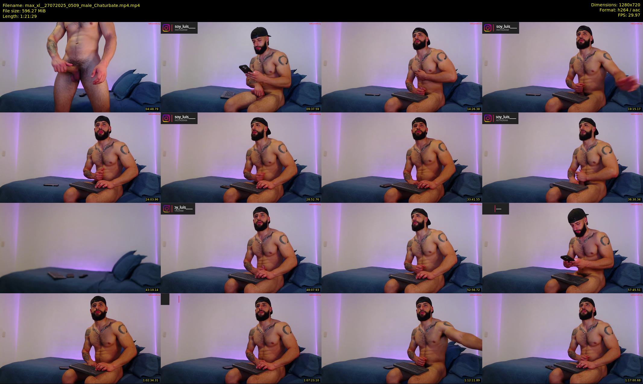 max_xl_ — 82 minute Chaturbate male cam show recording, 720p, Jul 27, 2025