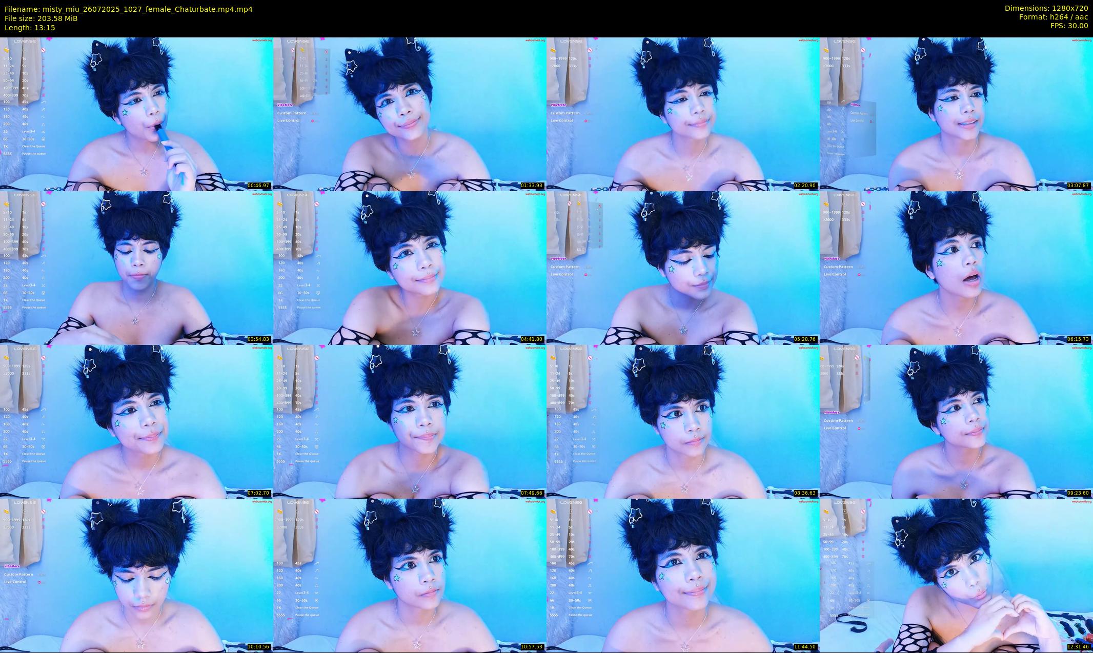 misty_miu — 14 minute Chaturbate female cam show recording, 720p, Jul 26, 2025