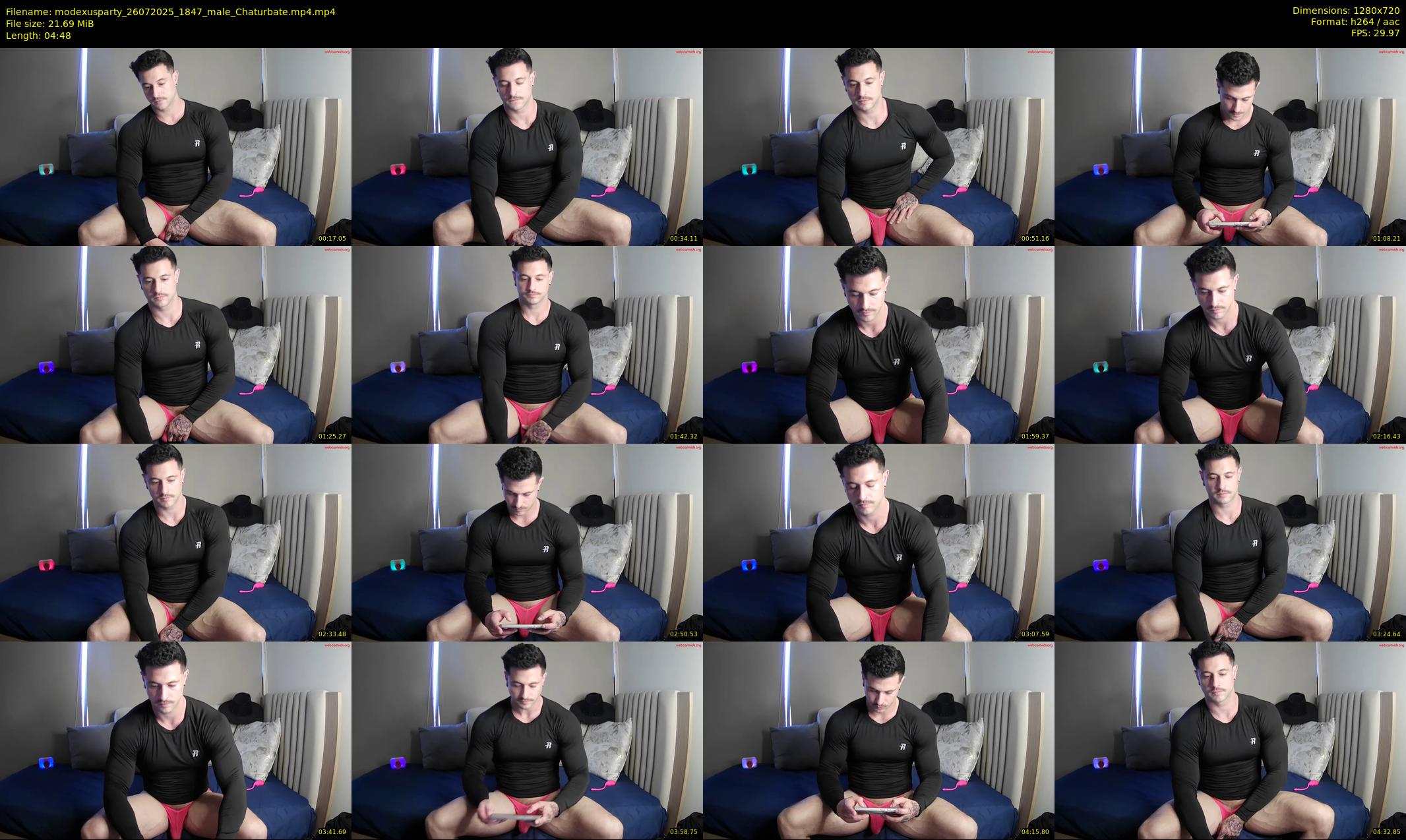 modexusparty — 5 minute Chaturbate male cam show recording, 720p, Jul 26, 2025