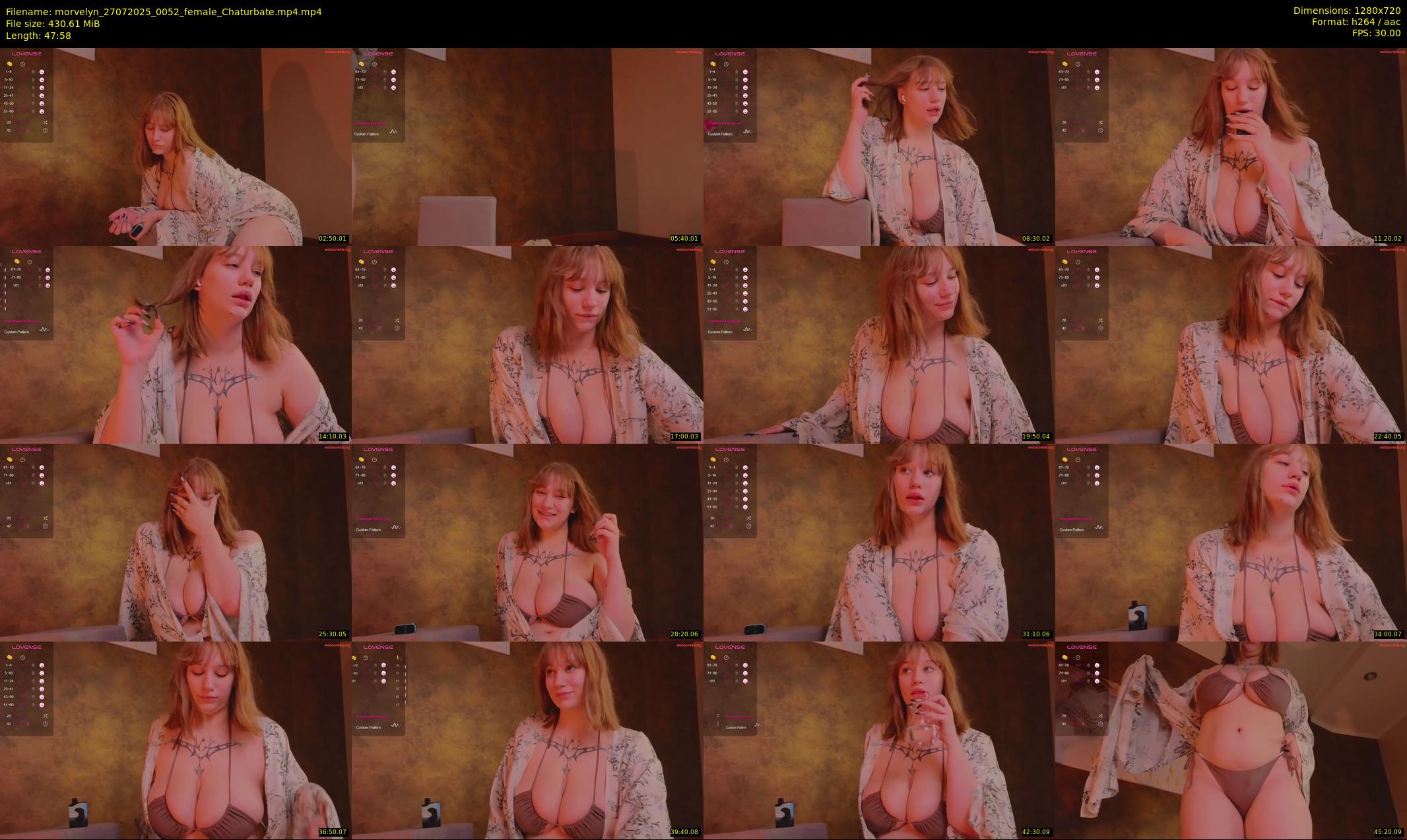 morvelyn — 48 minute Chaturbate female cam show recording, 720p, Jul 27, 2025