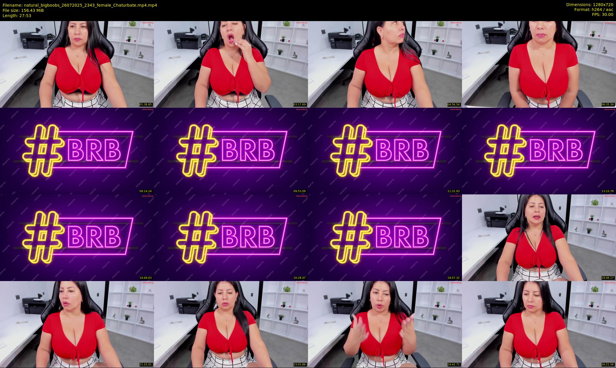 natural_bigboobs — 28 minute Chaturbate female cam show recording, 720p, Jul 26, 2025