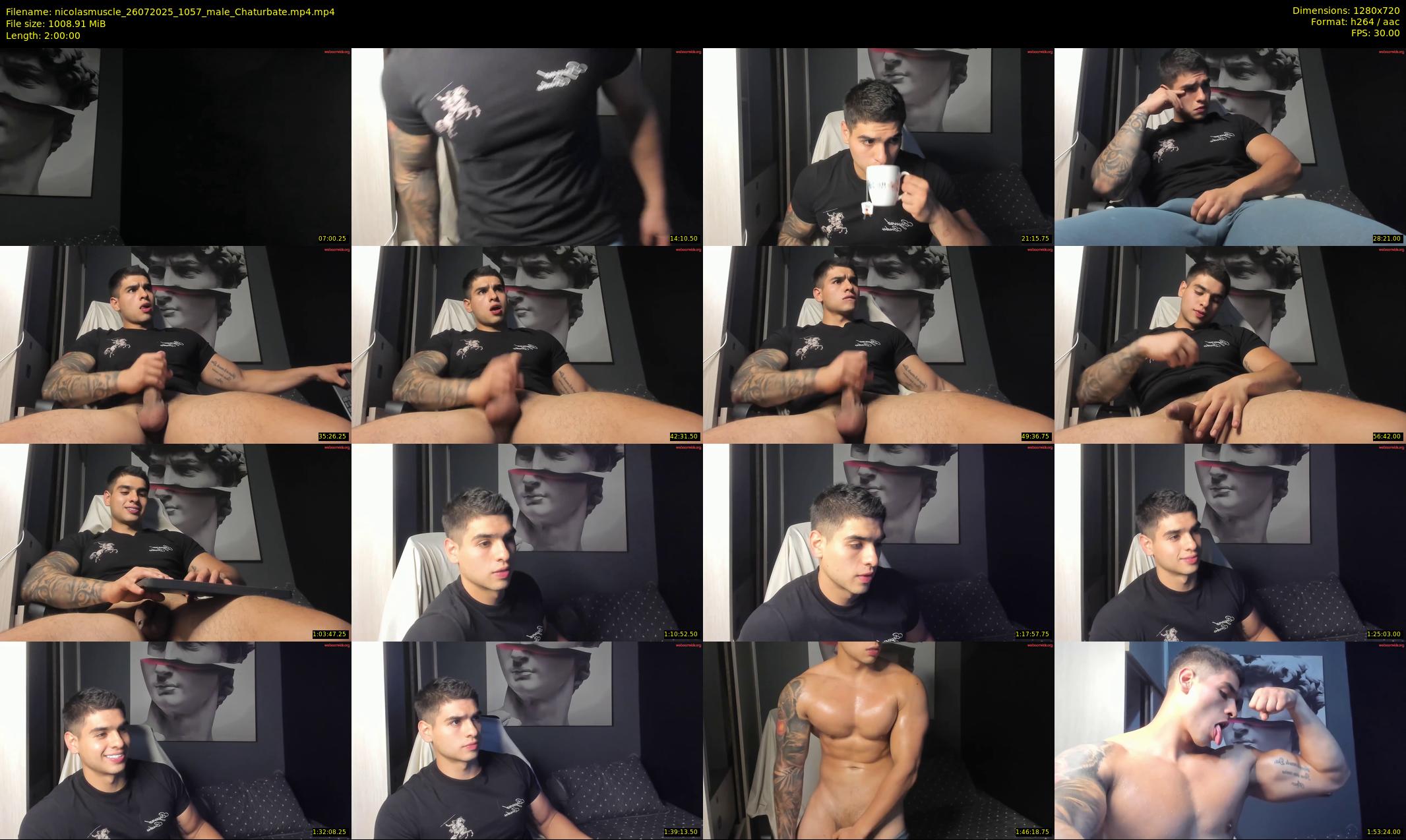 nicolasmuscle — 120 minute Chaturbate male cam show recording, 720p, Jul 26, 2025