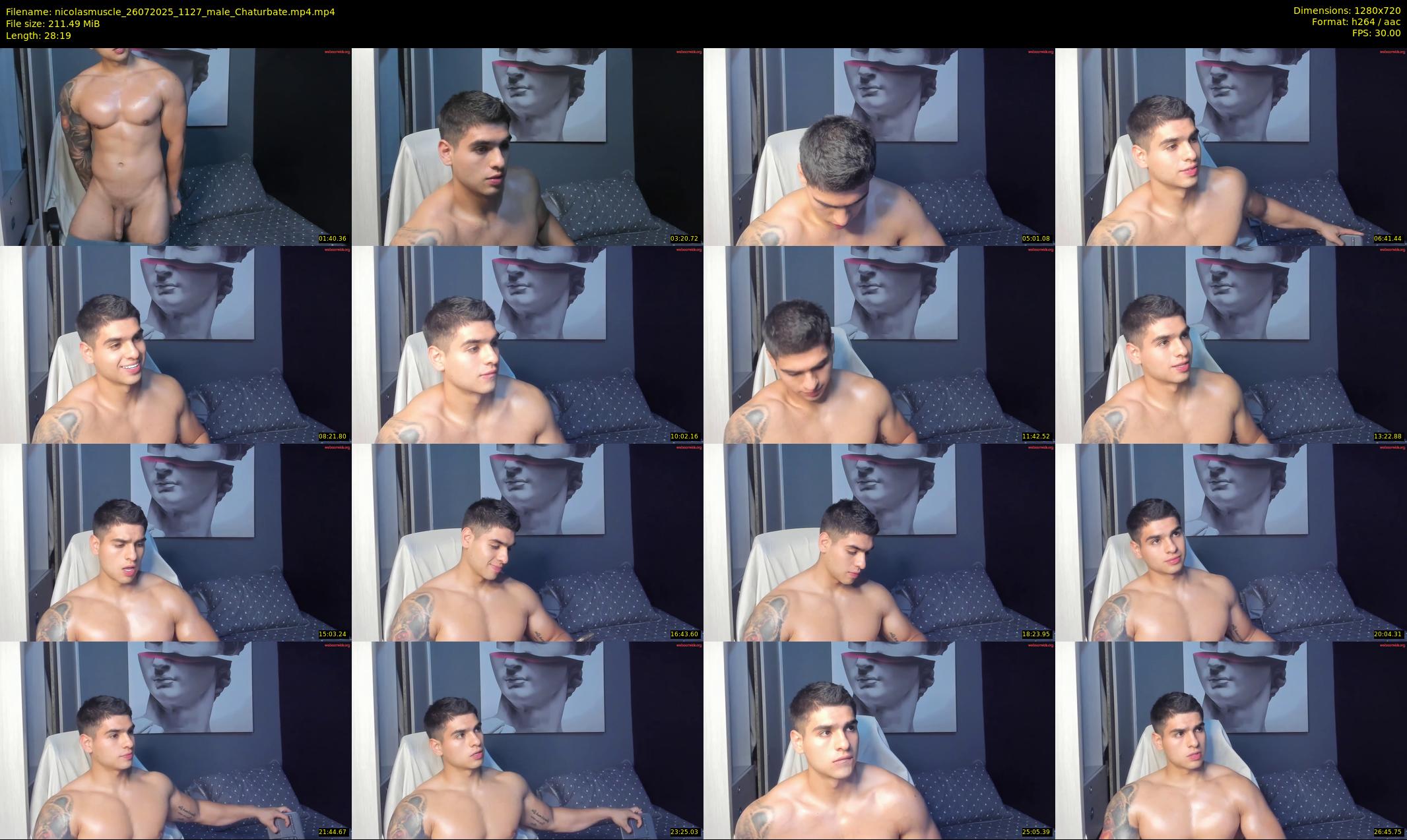 nicolasmuscle — 29 minute Chaturbate male cam show recording, 720p, Jul 26, 2025