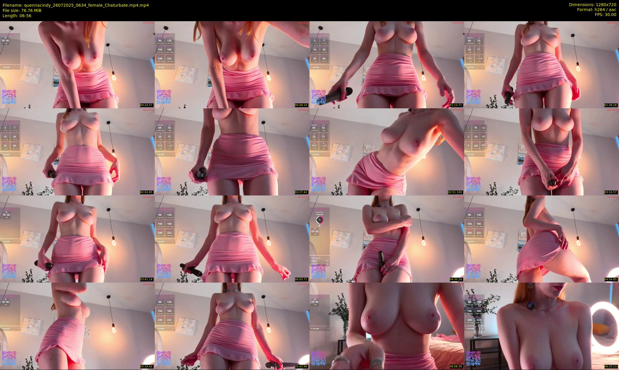 quennacindy — 7 minute Chaturbate female cam show recording, 720p, Jul 26, 2025