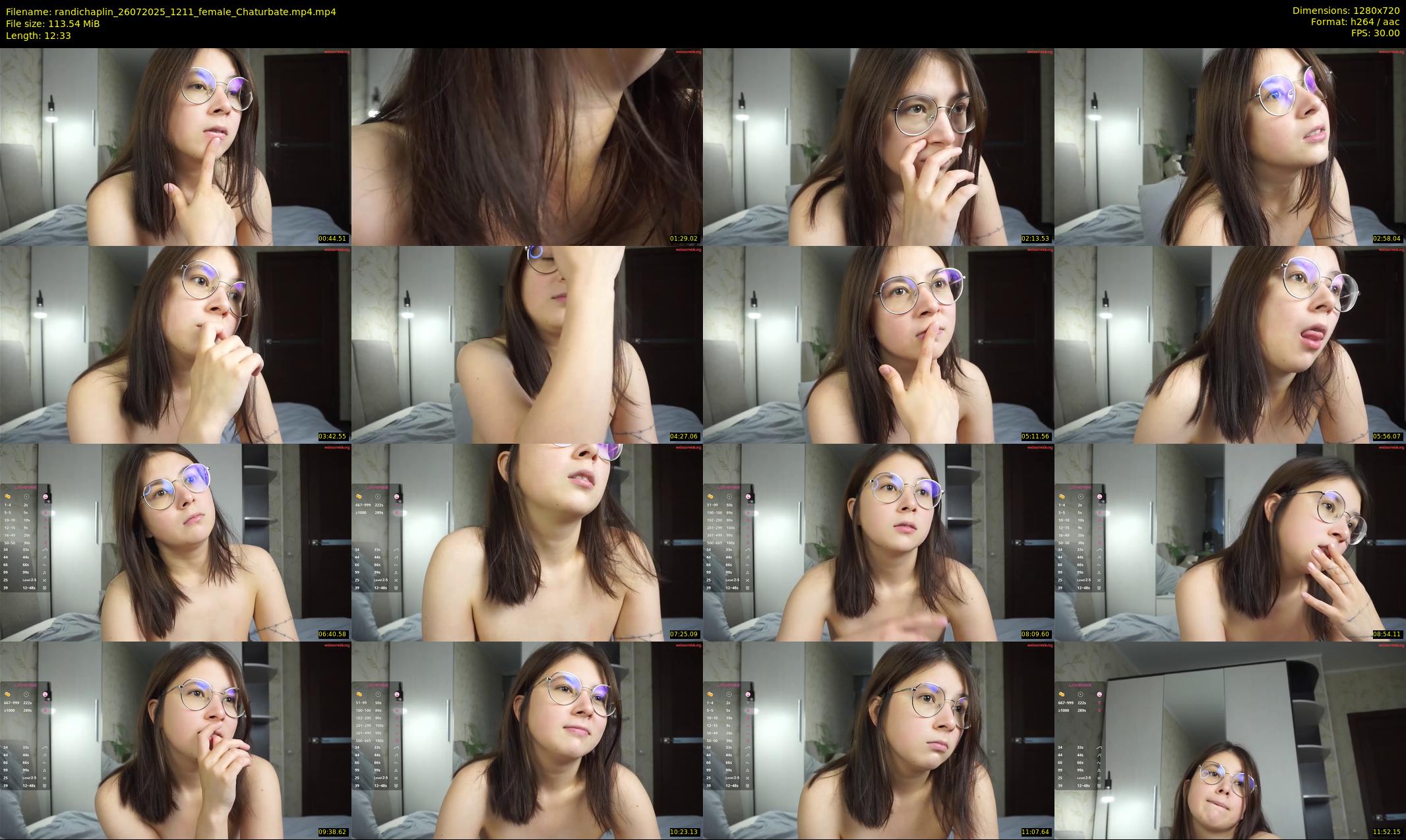 randichaplin — 13 minute Chaturbate female cam show recording, 720p, Jul 26, 2025