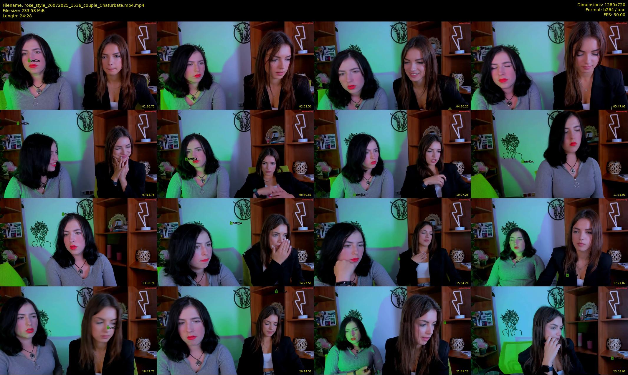 rose_style — 25 minute Chaturbate couple cam show recording, 720p, Jul 26, 2025