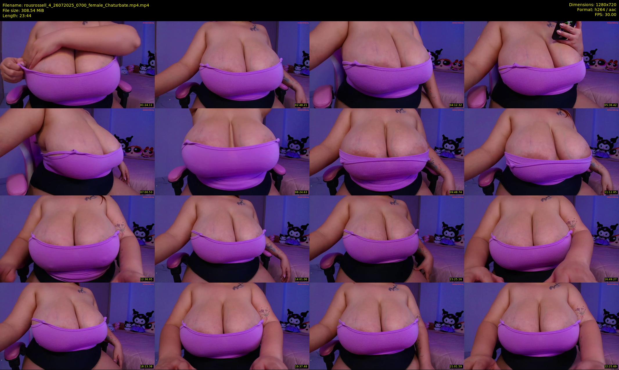 rousrossell_4 — 24 minute Chaturbate female cam show recording, 720p, Jul 26, 2025