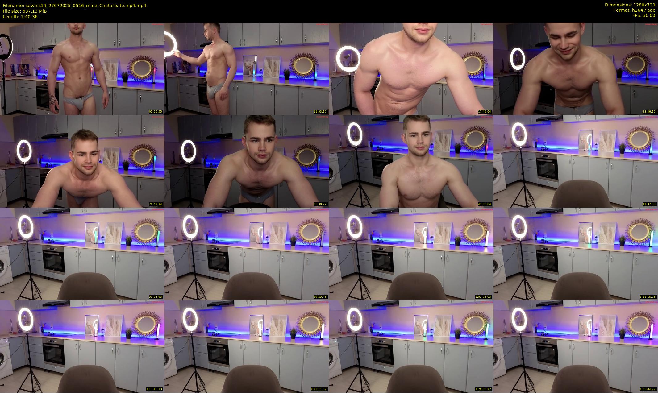 sevans14 — 101 minute Chaturbate male cam show recording, 720p, Jul 27, 2025