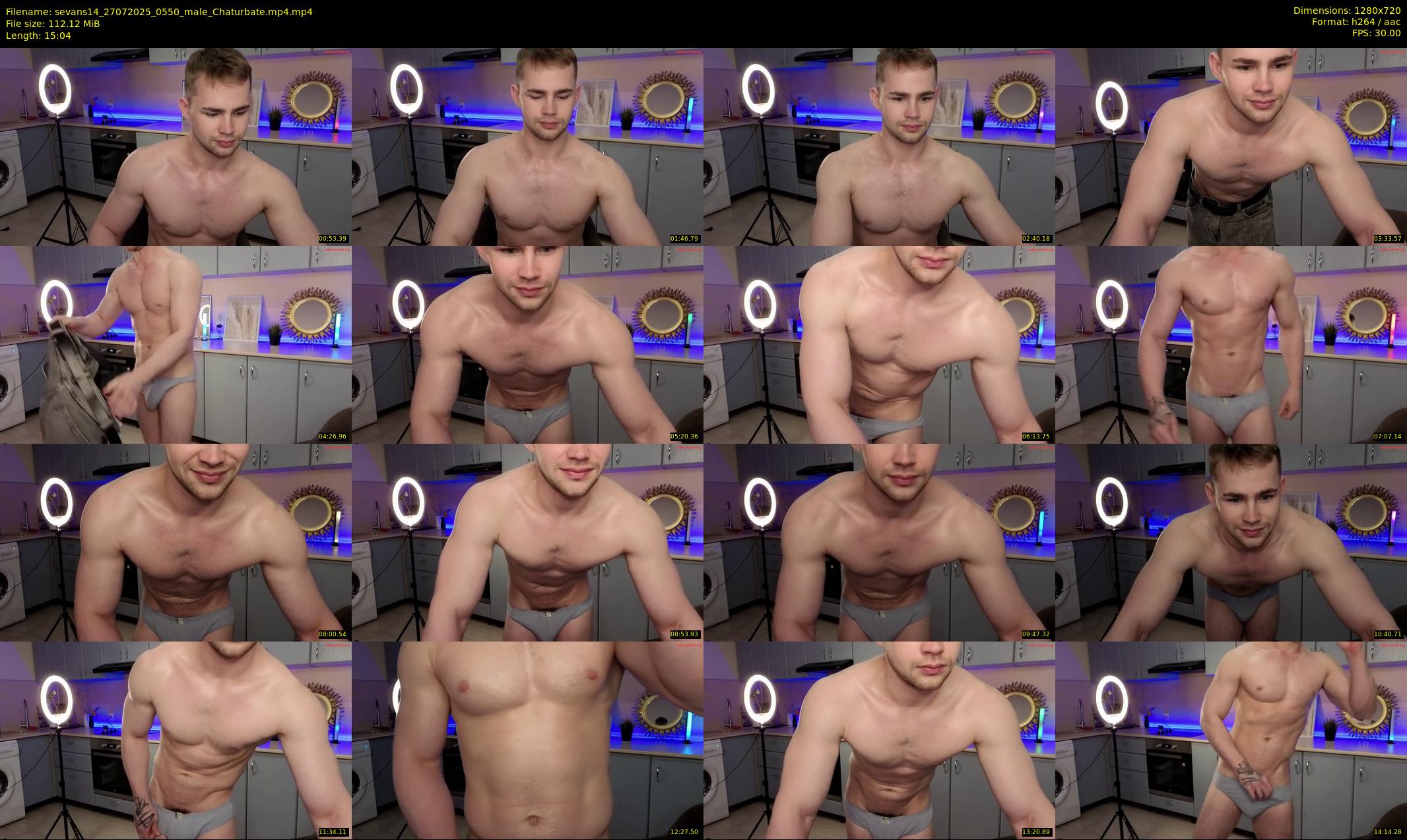 sevans14 — 16 minute Chaturbate male cam show recording, 720p, Jul 27, 2025