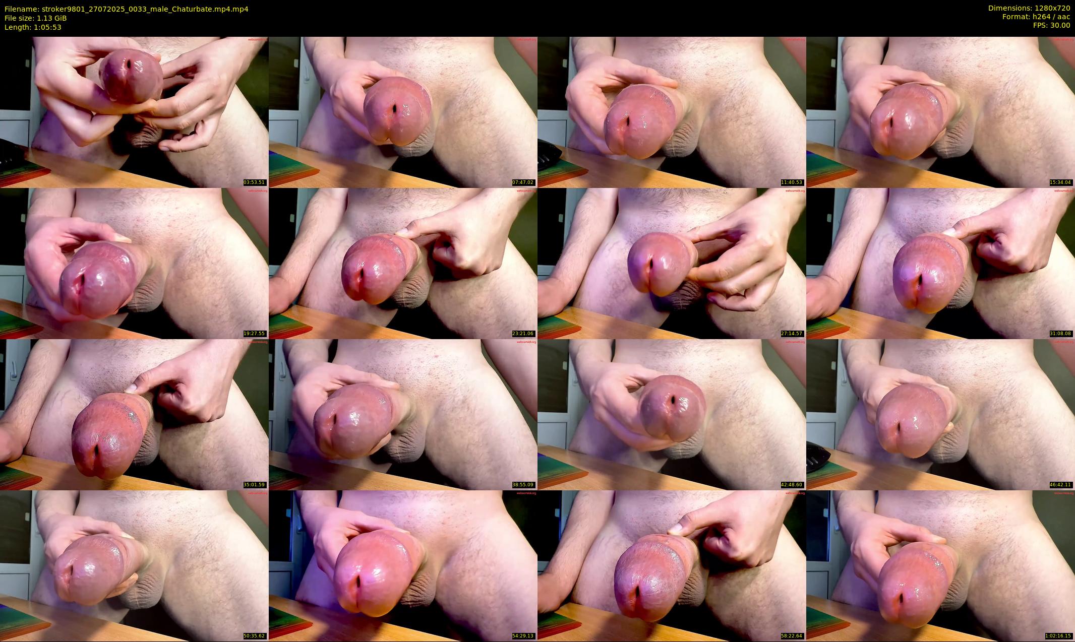 stroker9801 — 66 minute Chaturbate male cam show recording, 720p, Jul 27, 2025
