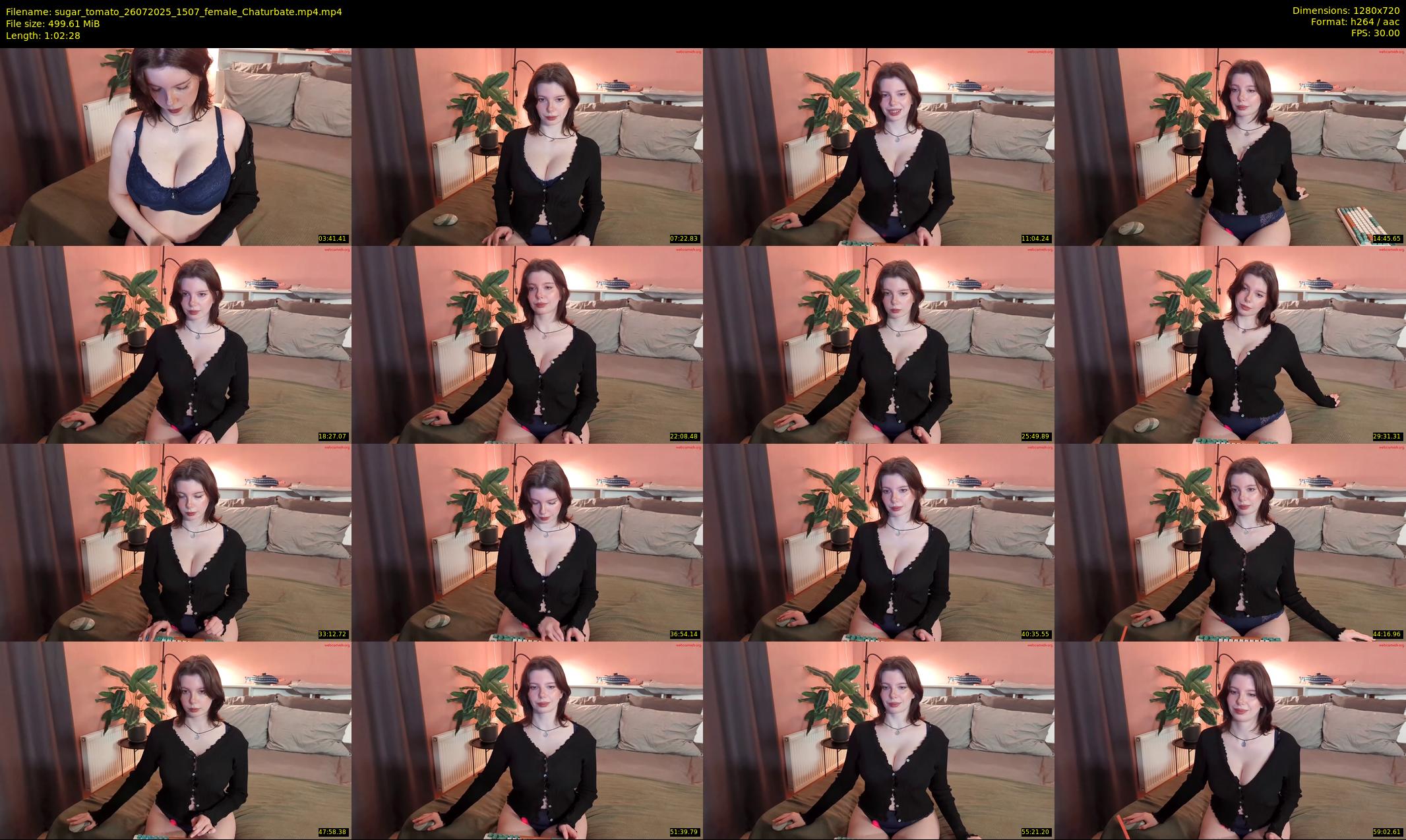 sugar_tomato — 63 minute Chaturbate female cam show recording, 720p, Jul 26, 2025