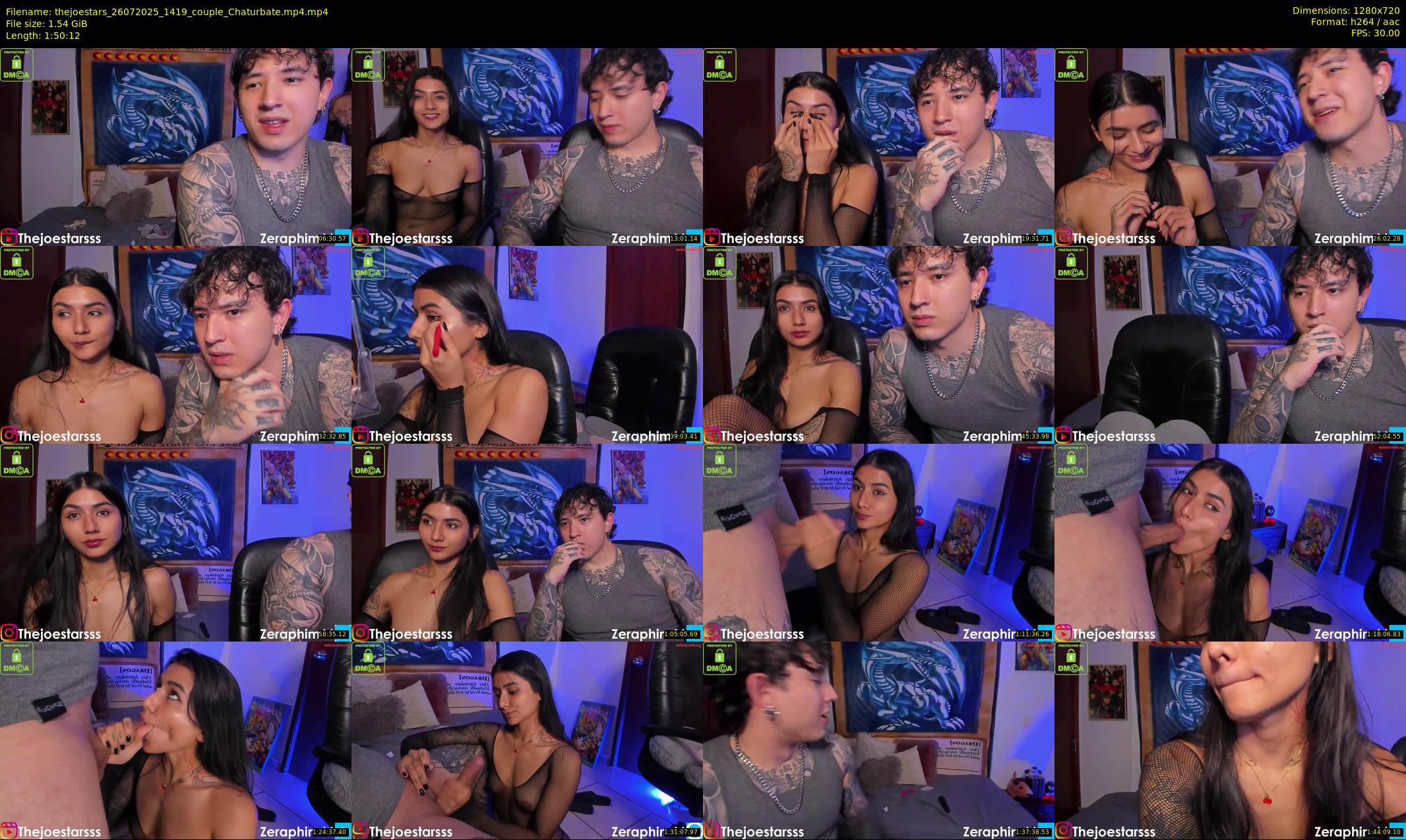 thejoestars — 111 minute Chaturbate couple cam show recording, 720p, Jul 26, 2025