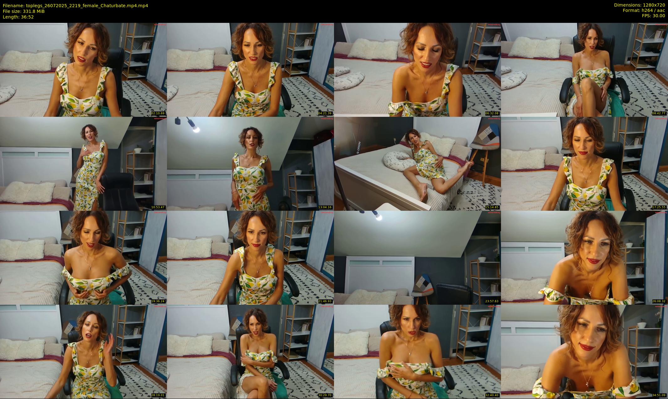 toplegs — 37 minute Chaturbate female cam show recording, 720p, Jul 26, 2025