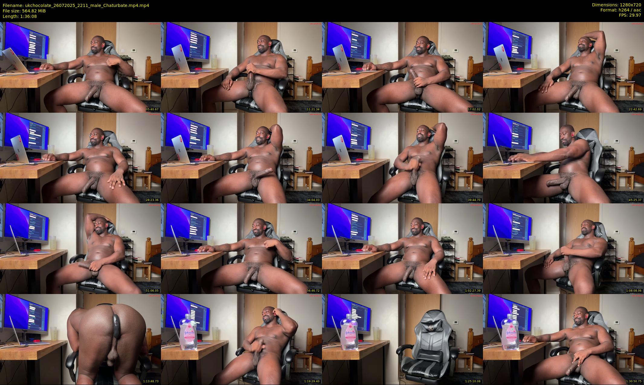 ukchocolate — 97 minute Chaturbate male cam show recording, 720p, Jul 26, 2025