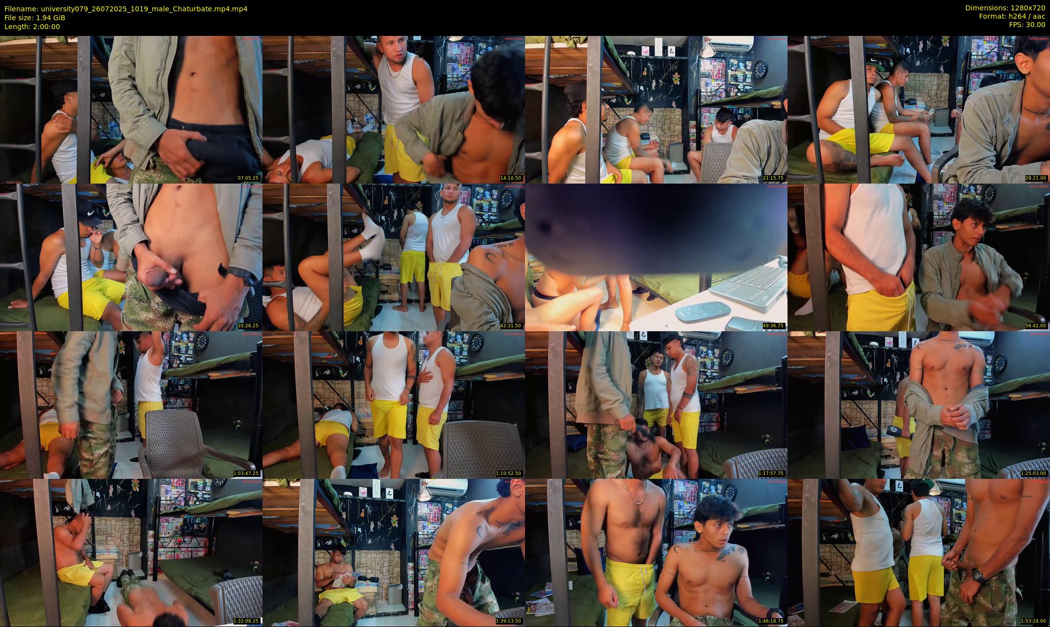 university079 — 120 minute Chaturbate male cam show recording, 720p, Jul 26, 2025