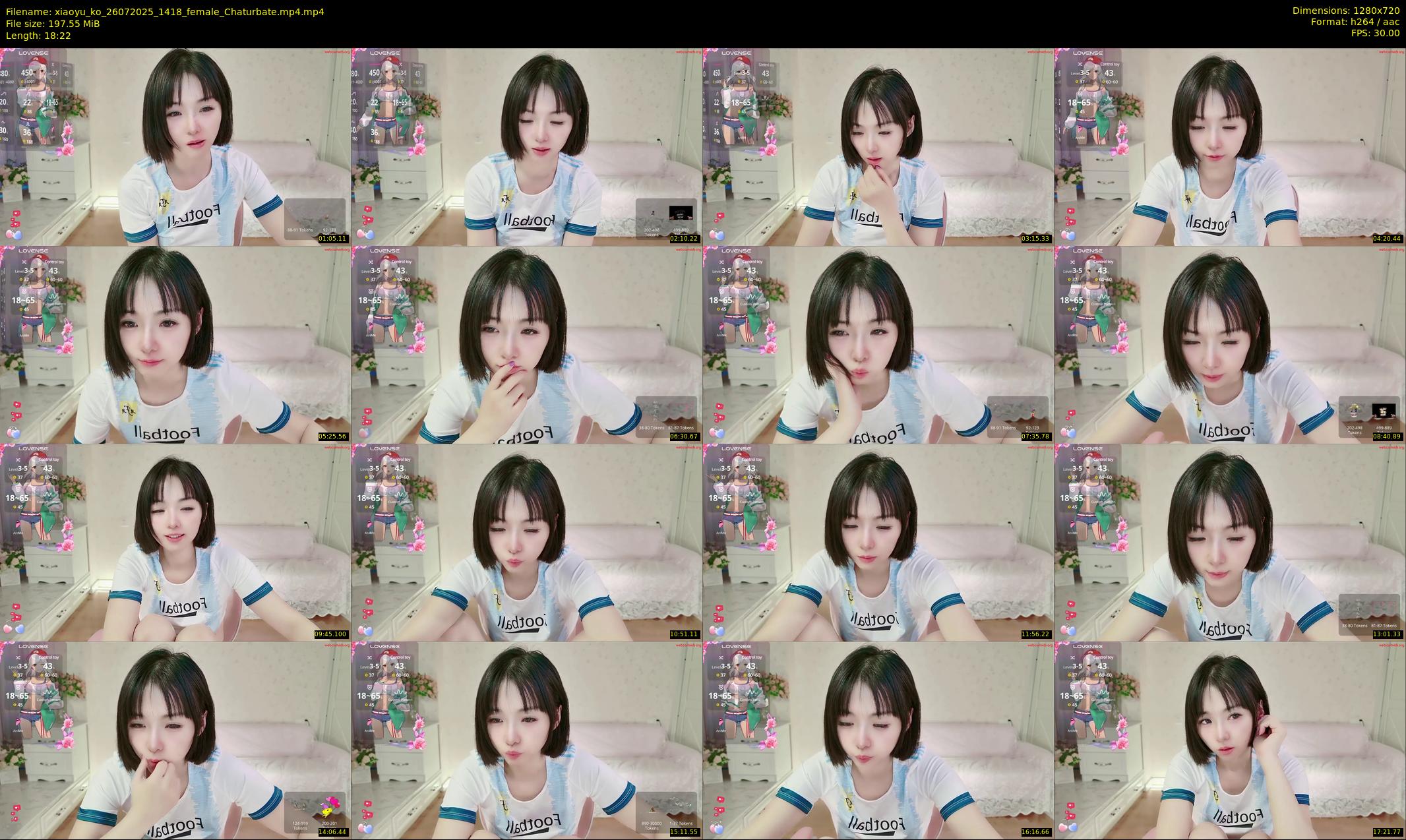 xiaoyu_ko — 19 minute Chaturbate female cam show recording, 720p, Jul 26, 2025