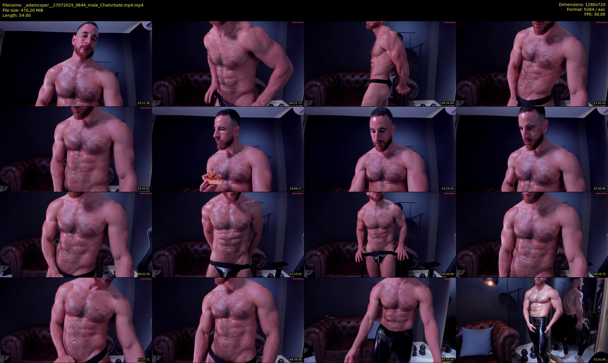 _adamcoper_ — 54 minute Chaturbate male cam show recording, 720p, Jul 27, 2025