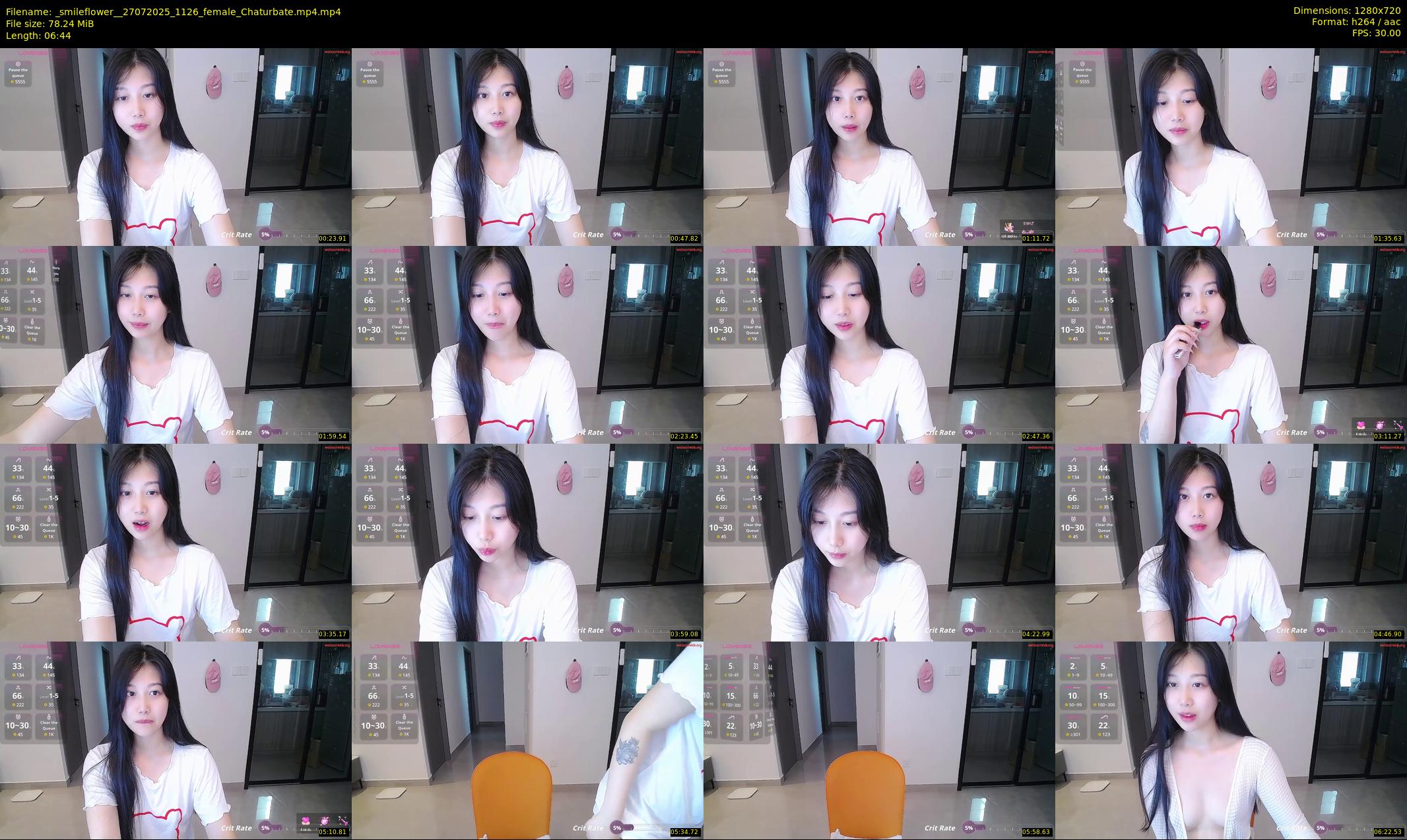 _smileflower_ — 7 minute Chaturbate female cam show recording, 720p, Jul 27, 2025