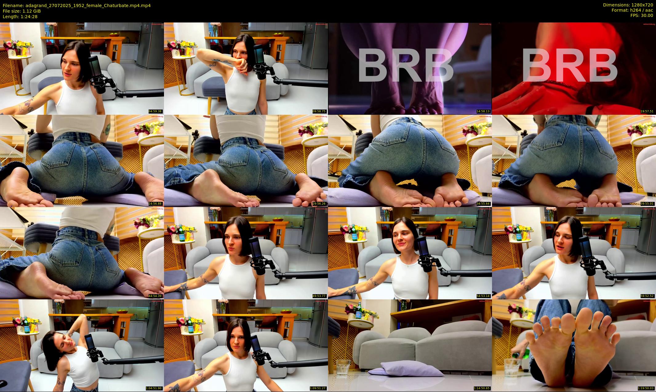 adagrand — 85 minute Chaturbate female cam show recording, 720p, Jul 27, 2025