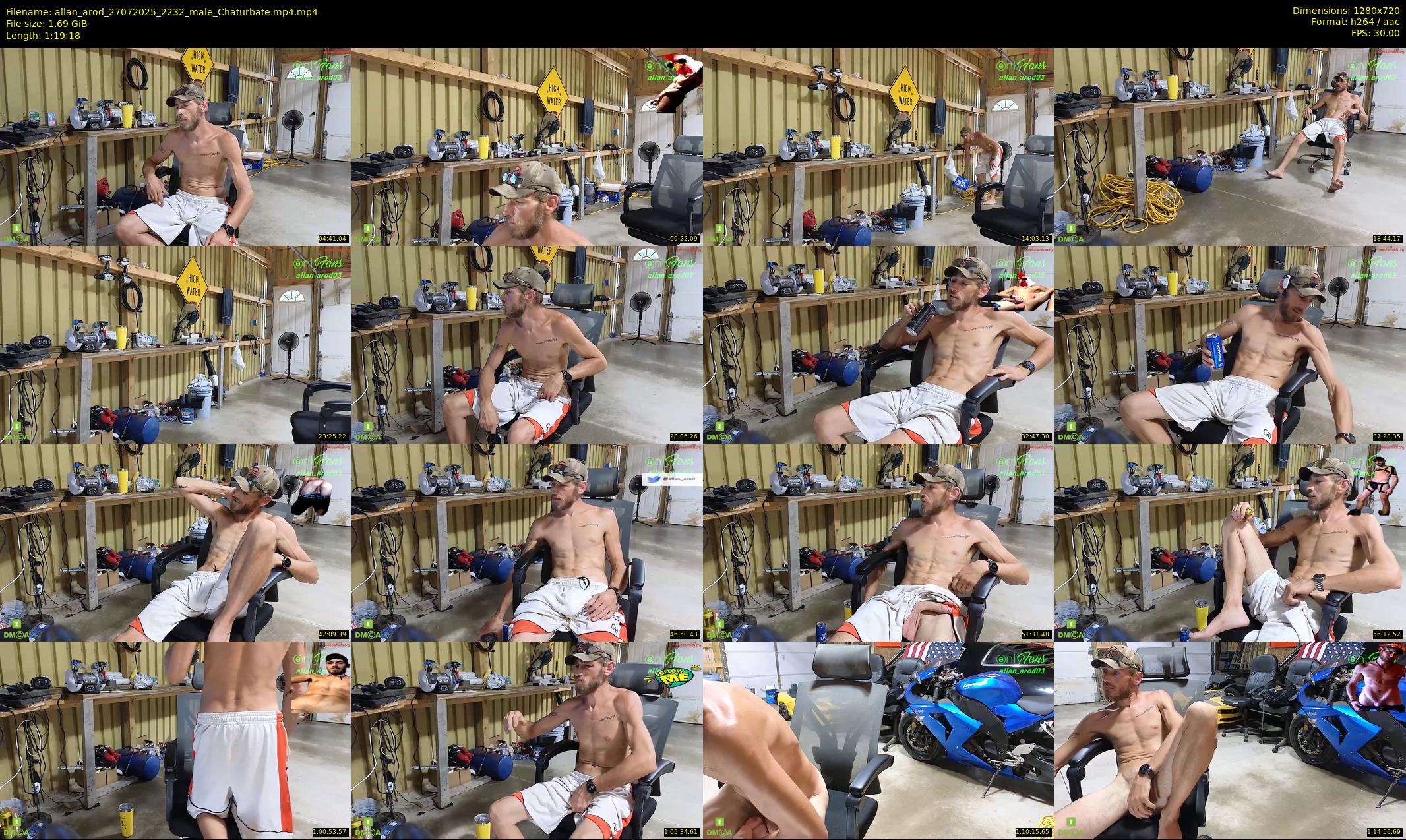 allan_arod — 80 minute Chaturbate male cam show recording, 720p, Jul 27, 2025