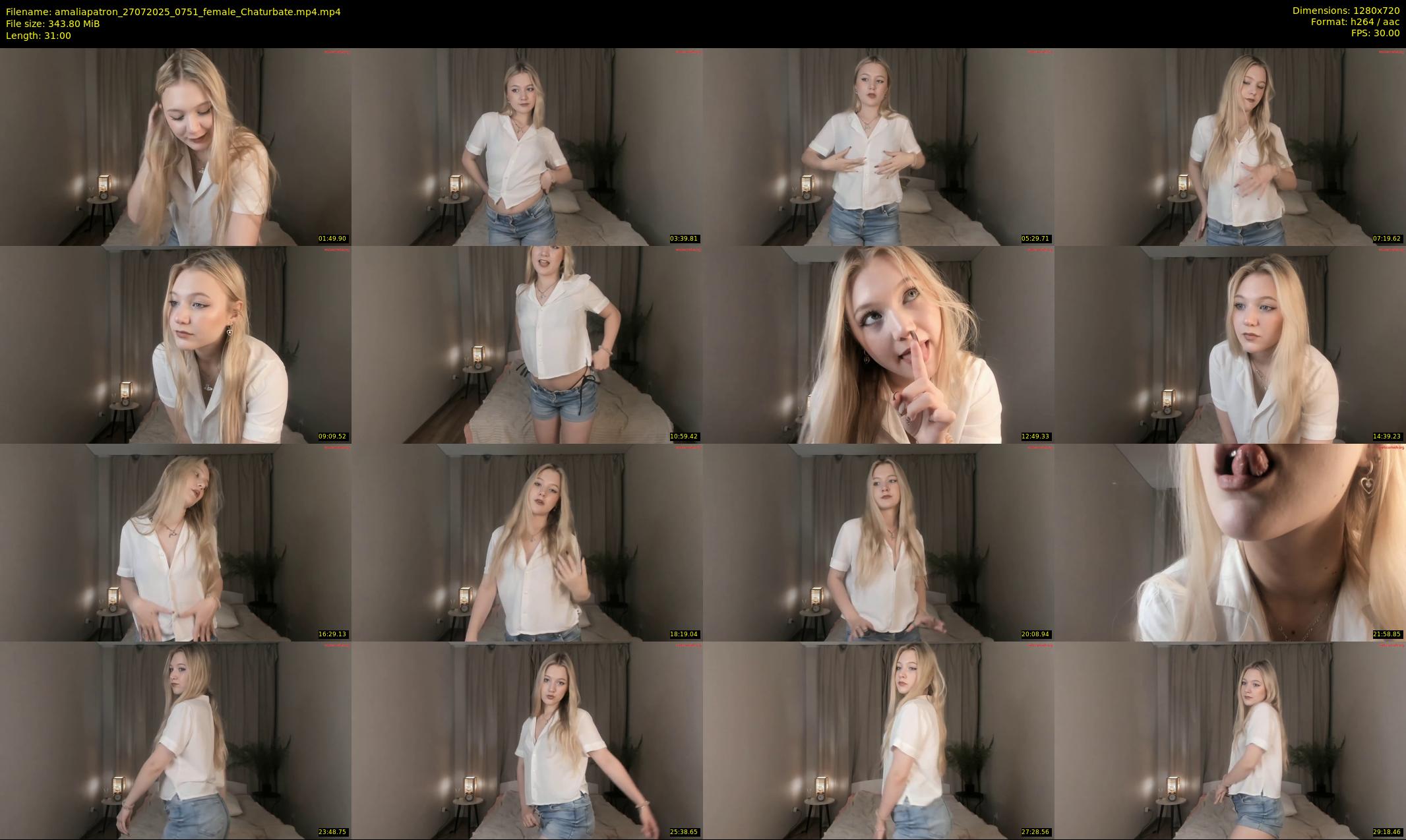 amaliapatron — 31 minute Chaturbate female cam show recording, 720p, Jul 27, 2025