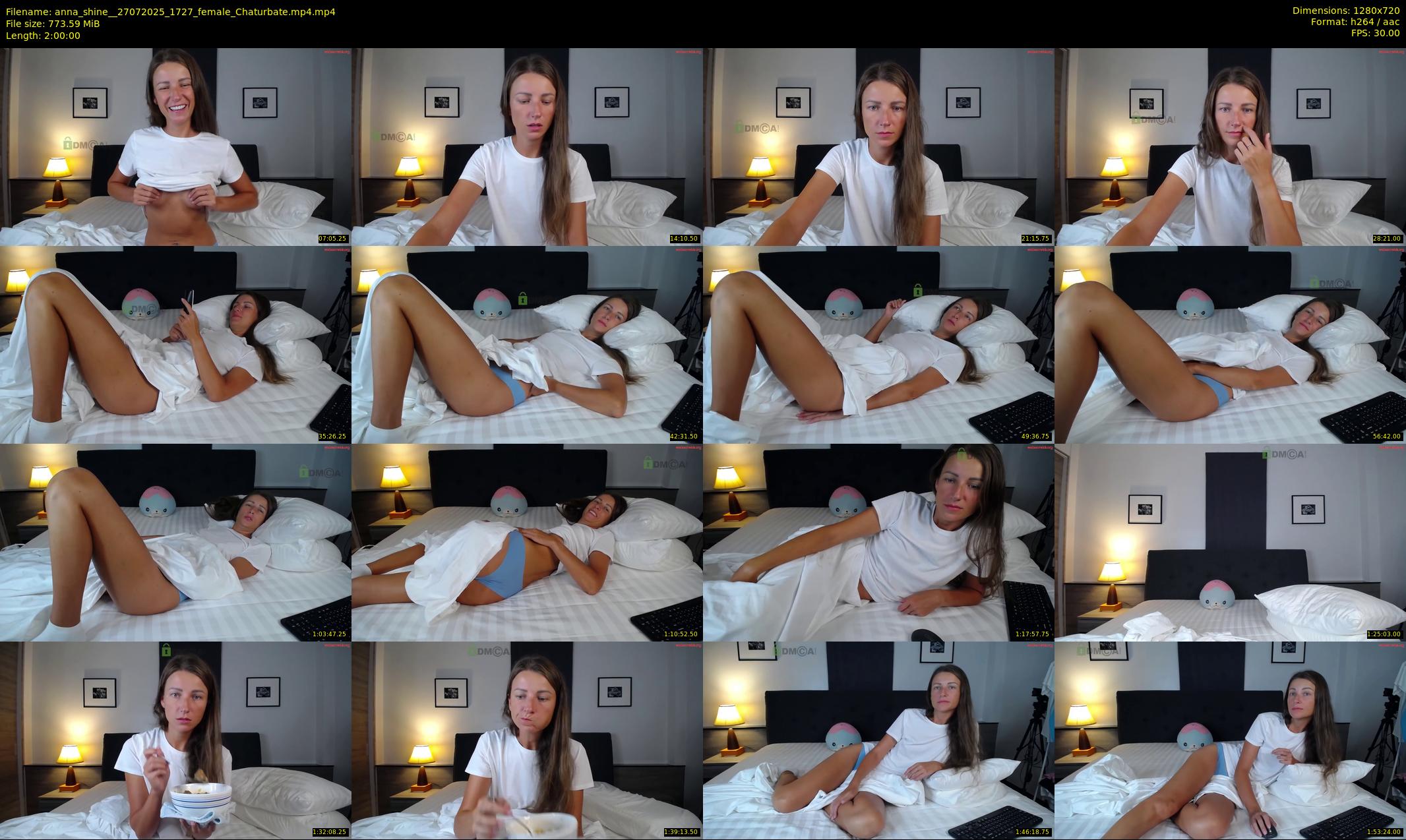 anna_shine_ — 120 minute Chaturbate female cam show recording, 720p, Jul 27, 2025