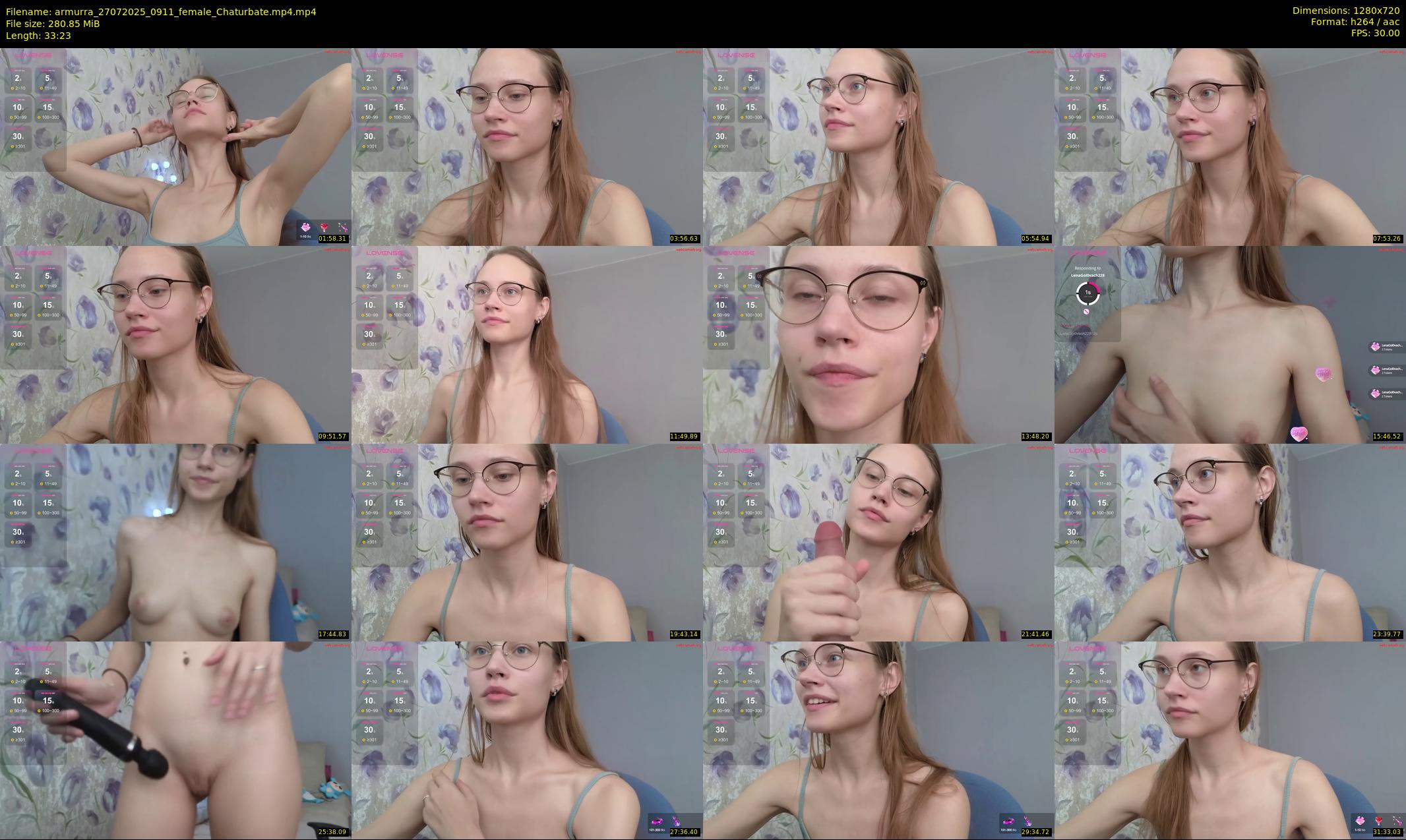 armurra — 34 minute Chaturbate female cam show recording, 720p, Jul 27, 2025