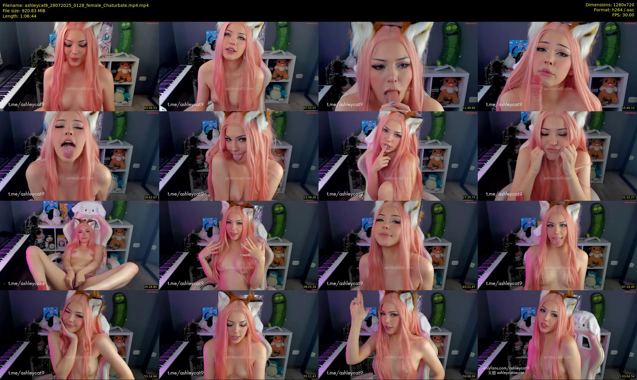 ashleycat9 — 67 minute Chaturbate female cam show recording, 720p, Jul 28, 2025