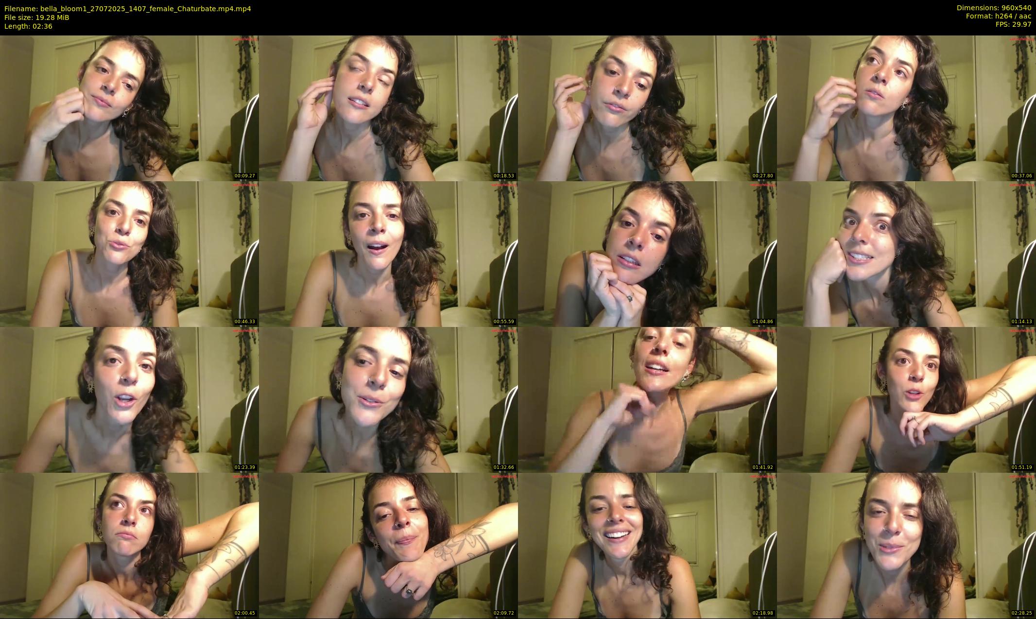 bella_bloom1 — 3 minute Chaturbate female cam show recording, 480p, Jul 27, 2025