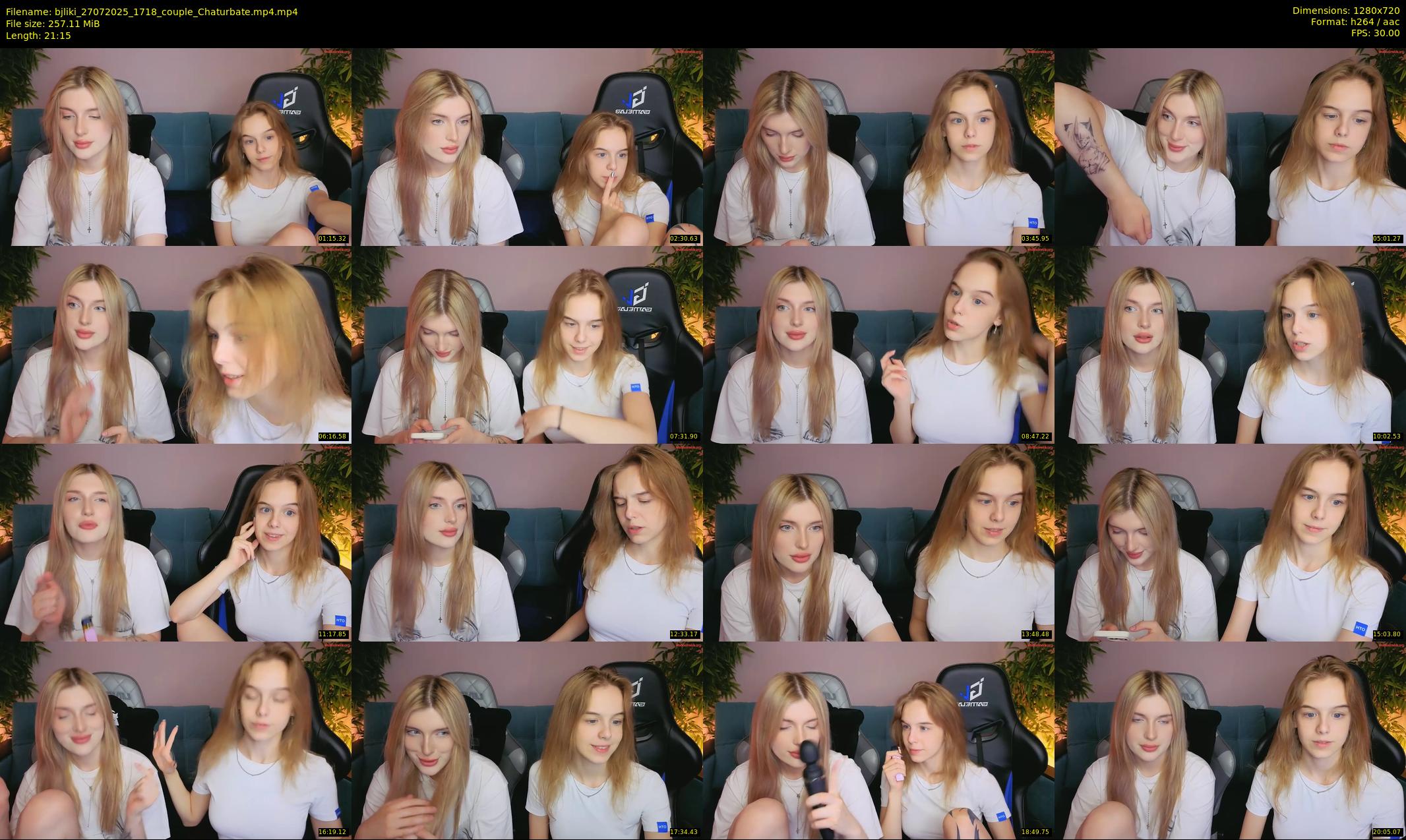 bjliki — 22 minute Chaturbate couple cam show recording, 720p, Jul 27, 2025