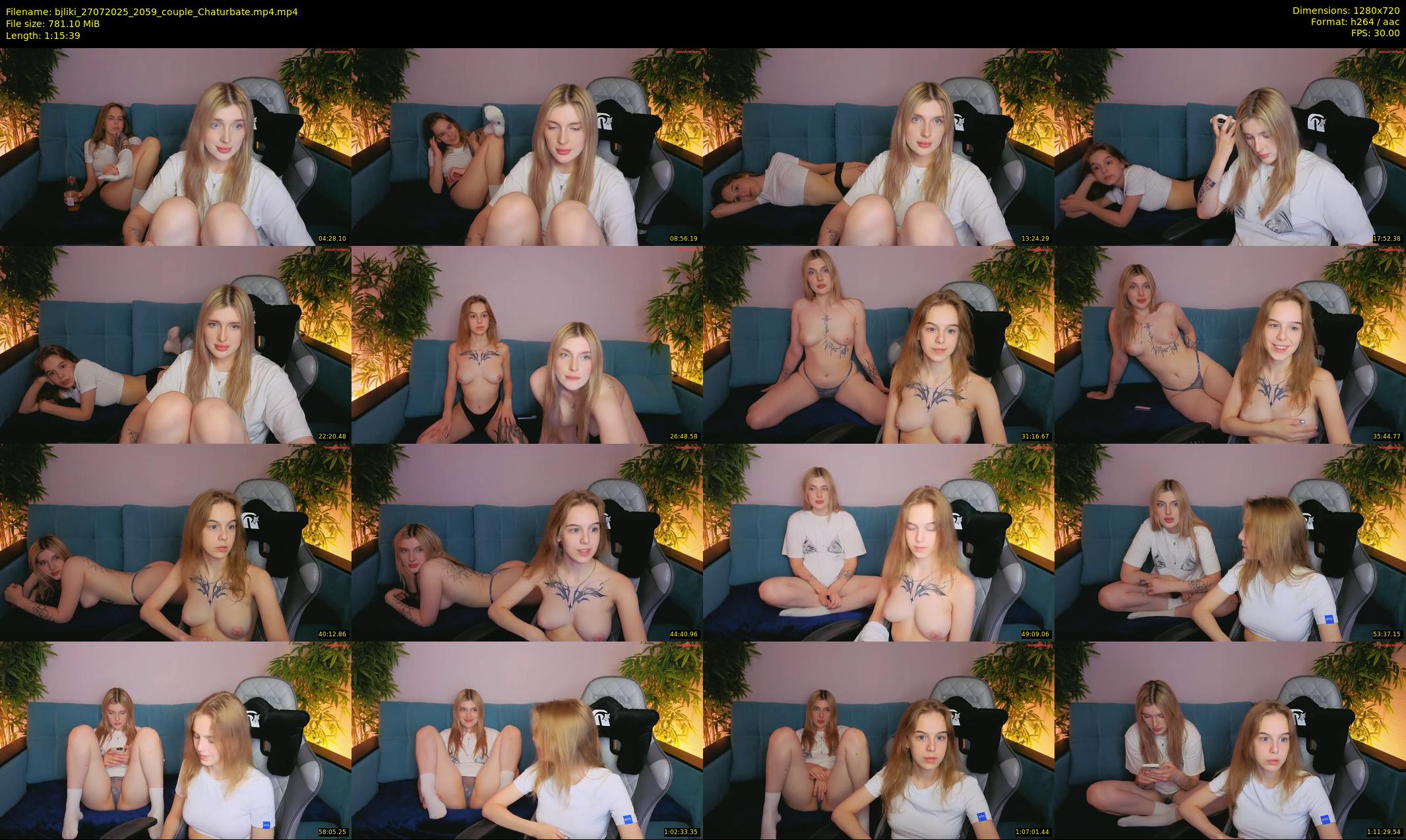 bjliki — 76 minute Chaturbate couple cam show recording, 720p, Jul 27, 2025