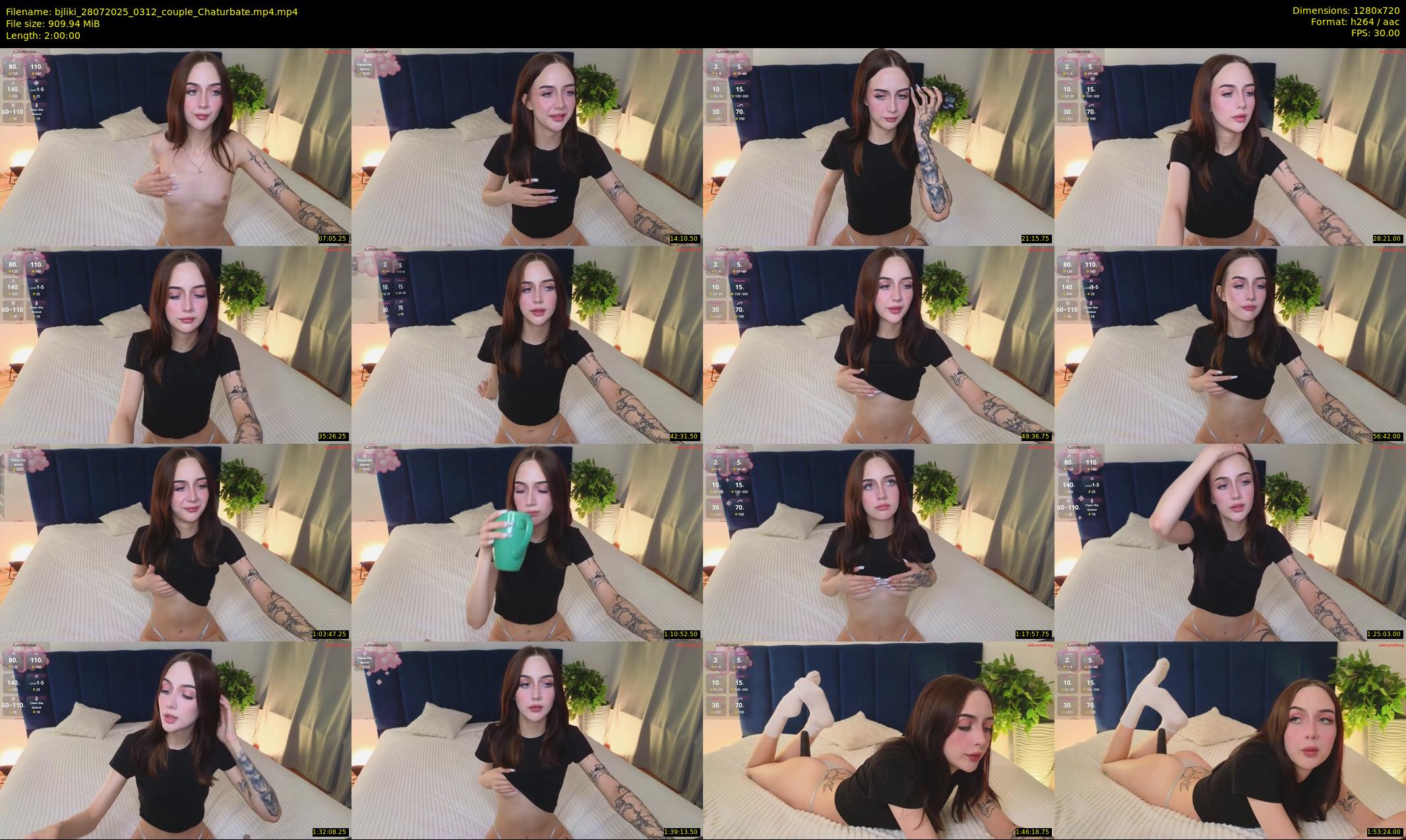 bjliki — 120 minute Chaturbate couple cam show recording, 720p, Jul 28, 2025