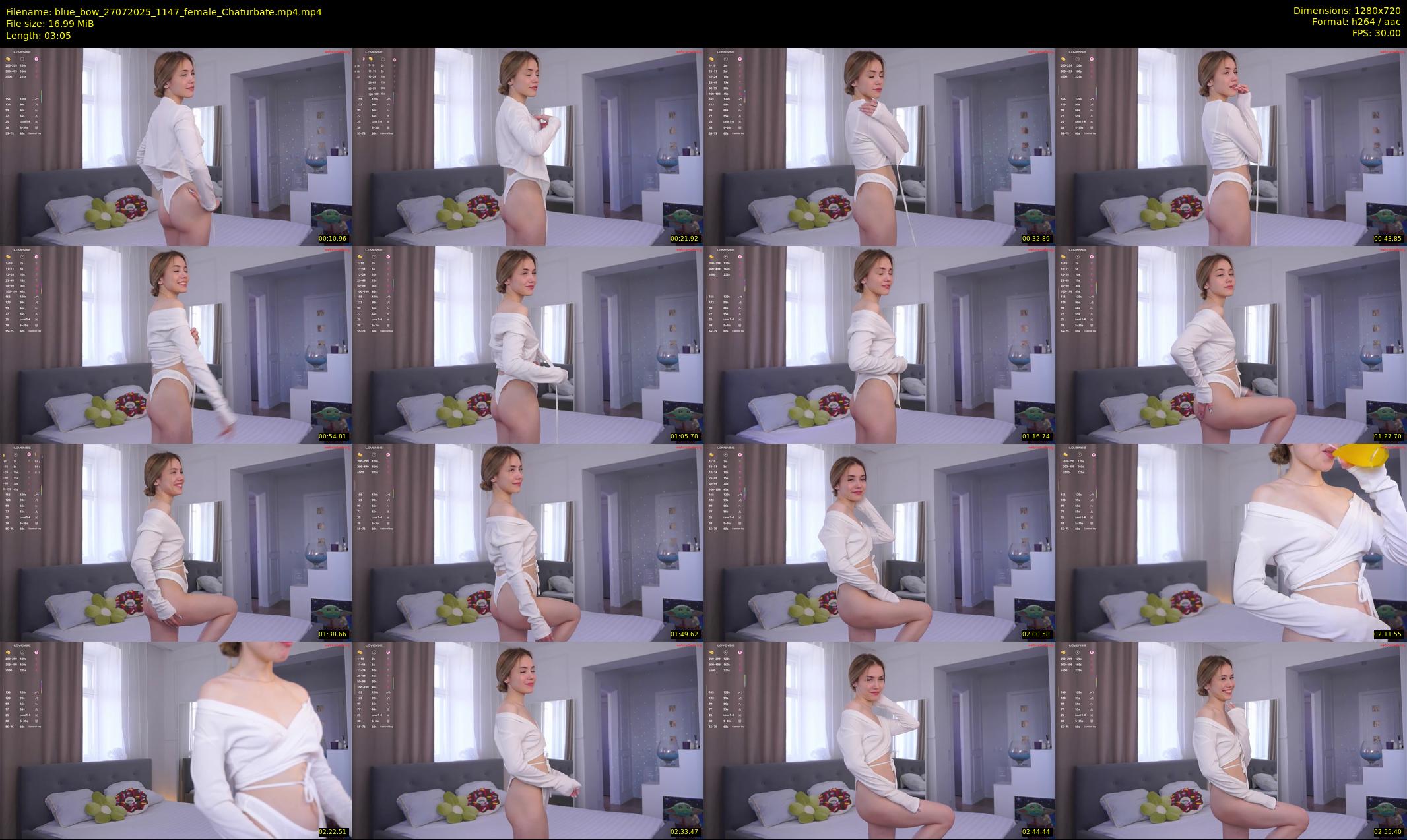 blue_bow — 4 minute Chaturbate female cam show recording, 720p, Jul 27, 2025