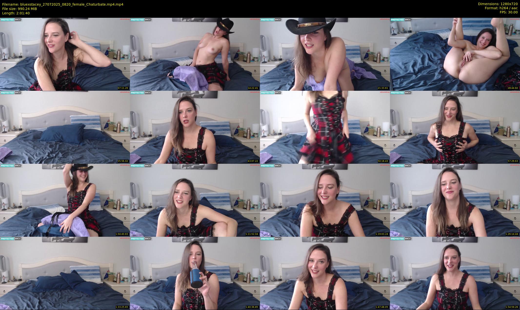 bluexstacey — 122 minute Chaturbate female cam show recording, 720p, Jul 27, 2025