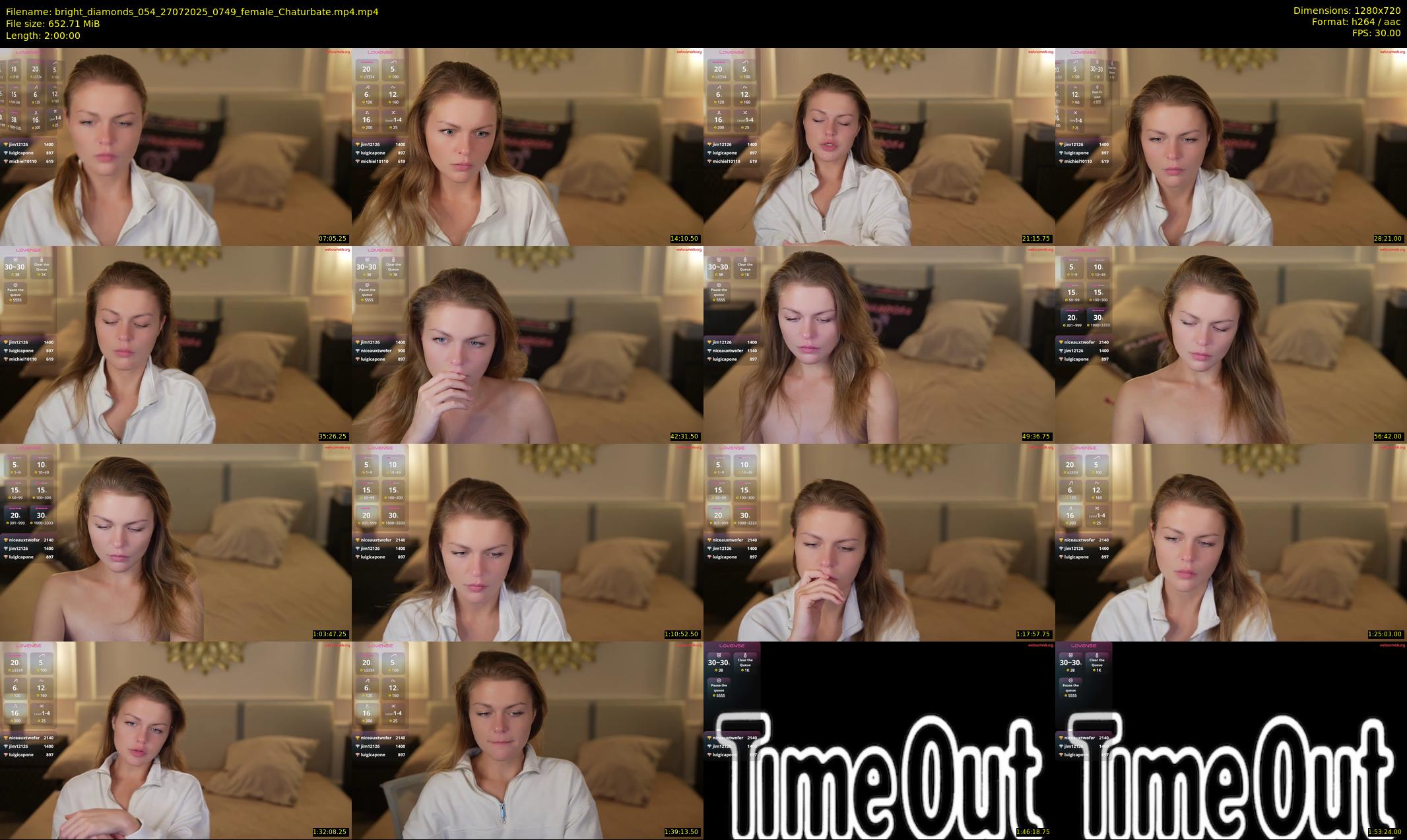 bright_diamonds_054 — 120 minute Chaturbate couple cam show recording, 720p, Jul 27, 2025