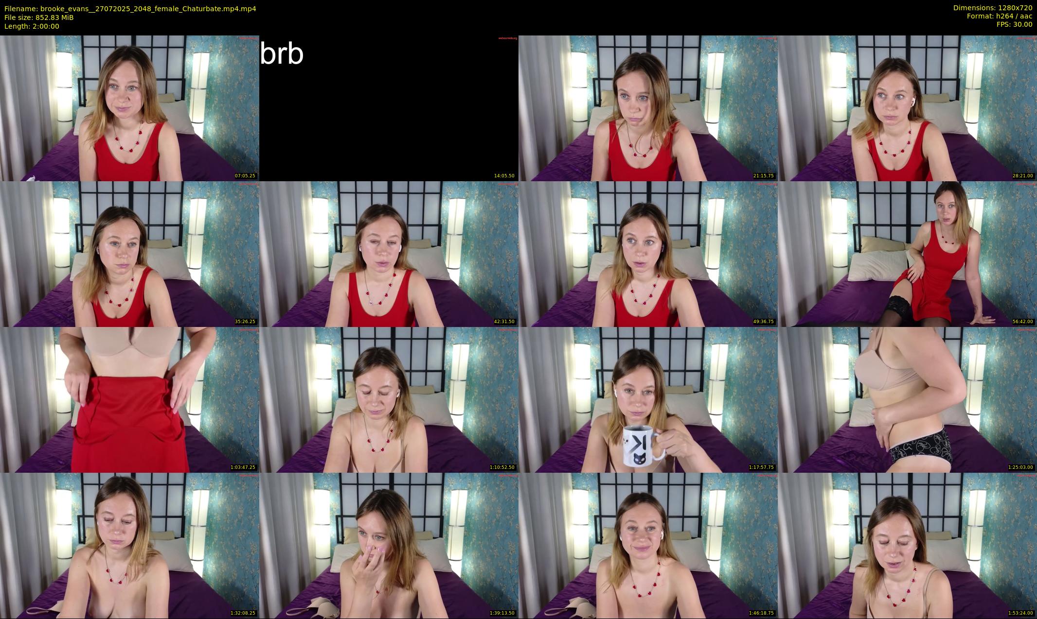 brooke_evans_ — 120 minute Chaturbate female cam show recording, 720p, Jul 27, 2025