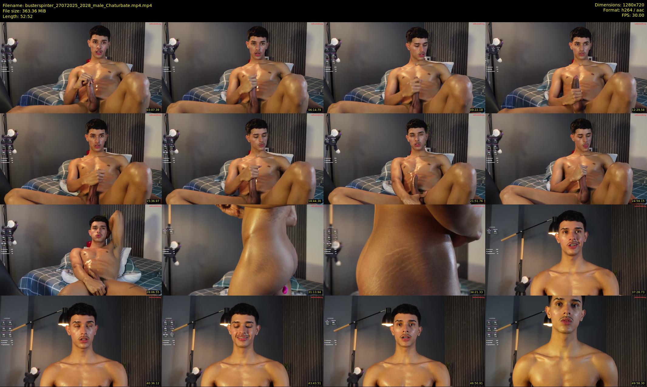 busterspinter — 53 minute Chaturbate male cam show recording, 720p, Jul 27, 2025