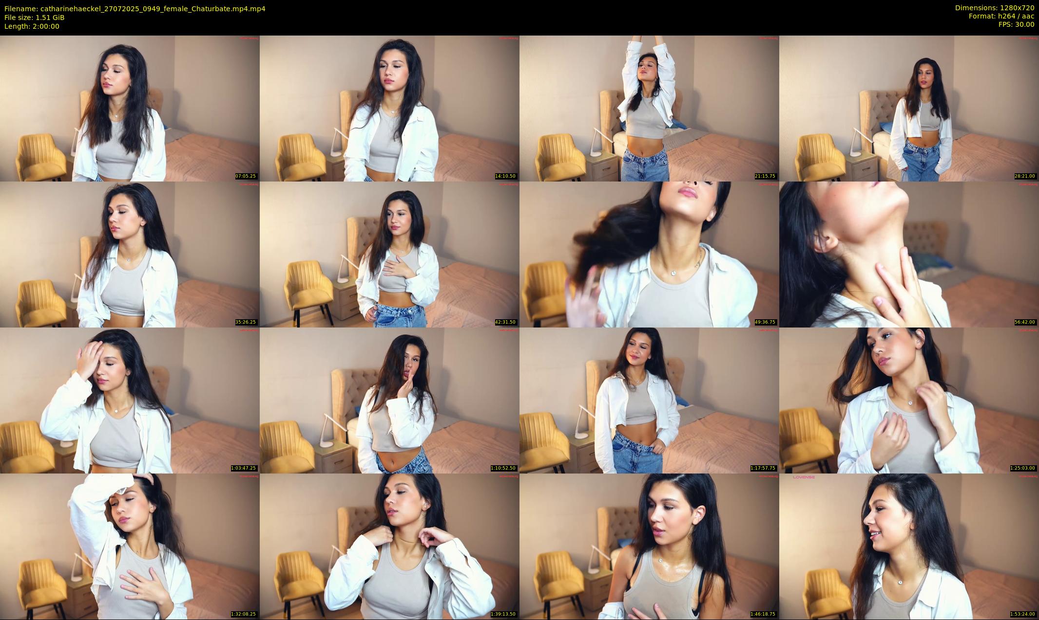 catharinehaeckel — 120 minute Chaturbate female cam show recording, 720p, Jul 27, 2025