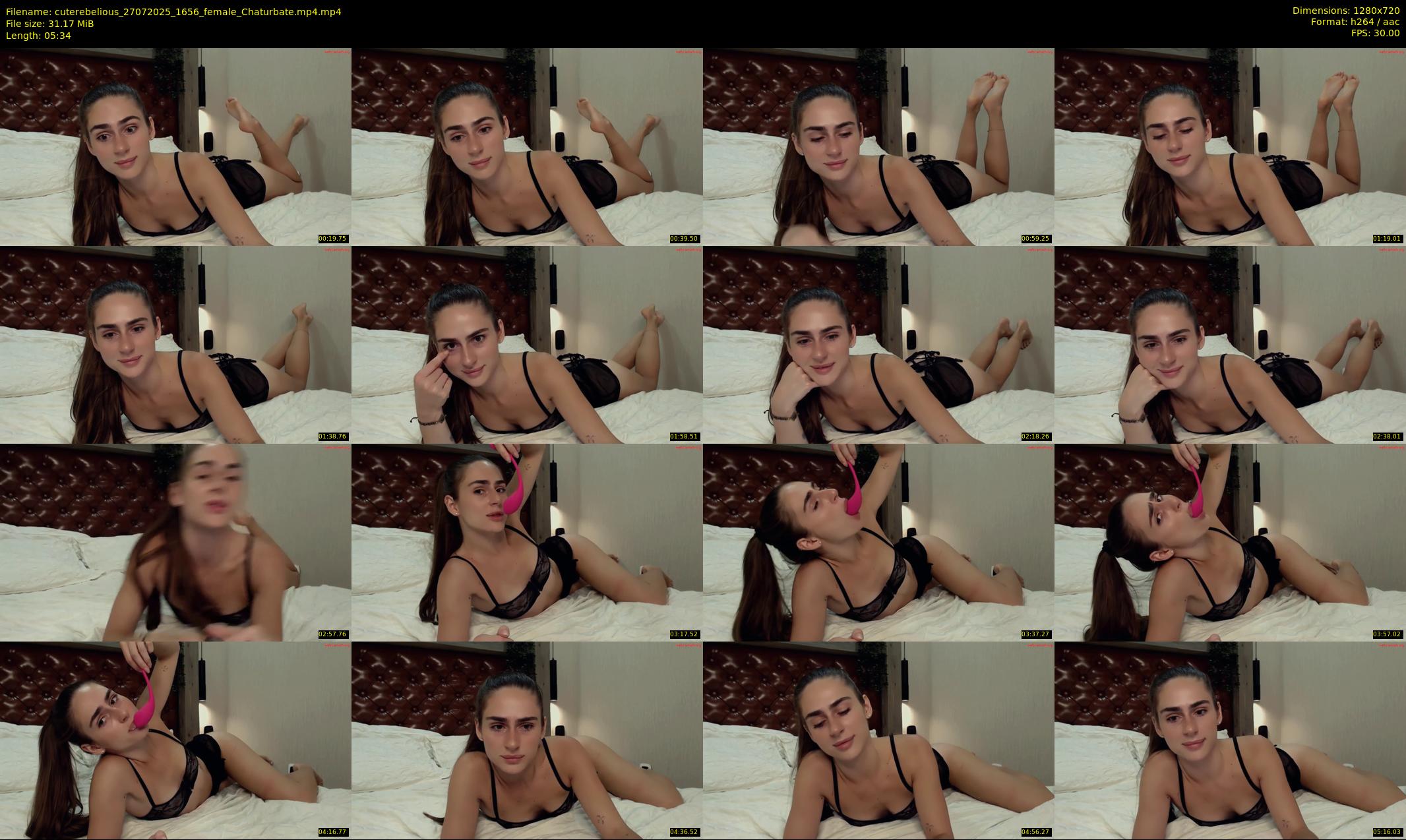 cuterebelious — 6 minute Chaturbate female cam show recording, 720p, Jul 27, 2025