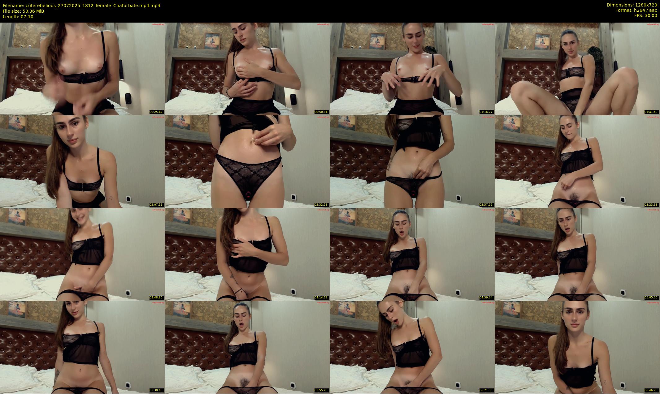 cuterebelious — 8 minute Chaturbate female cam show recording, 720p, Jul 27, 2025