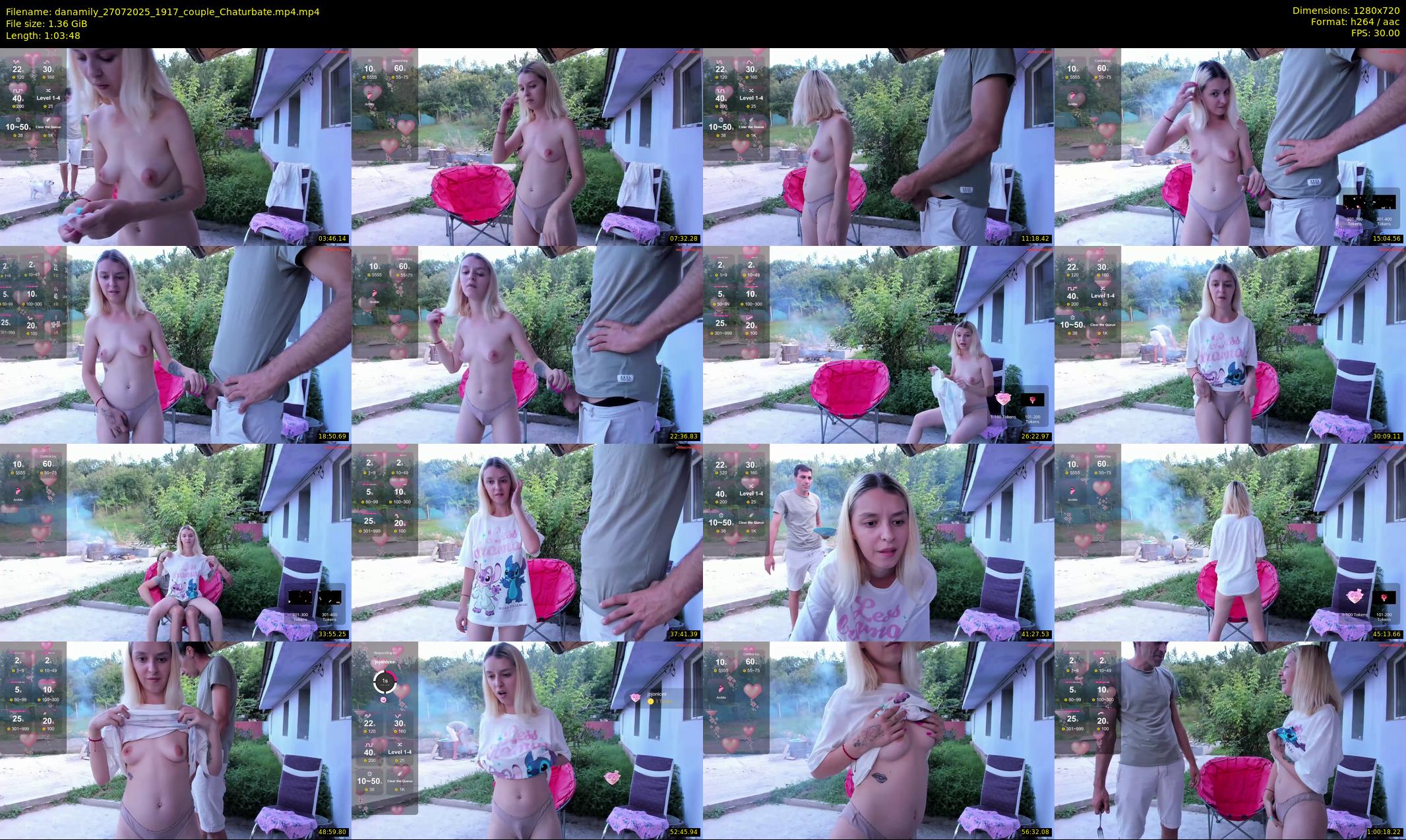 danamily — 64 minute Chaturbate female cam show recording, 720p, Jul 27, 2025