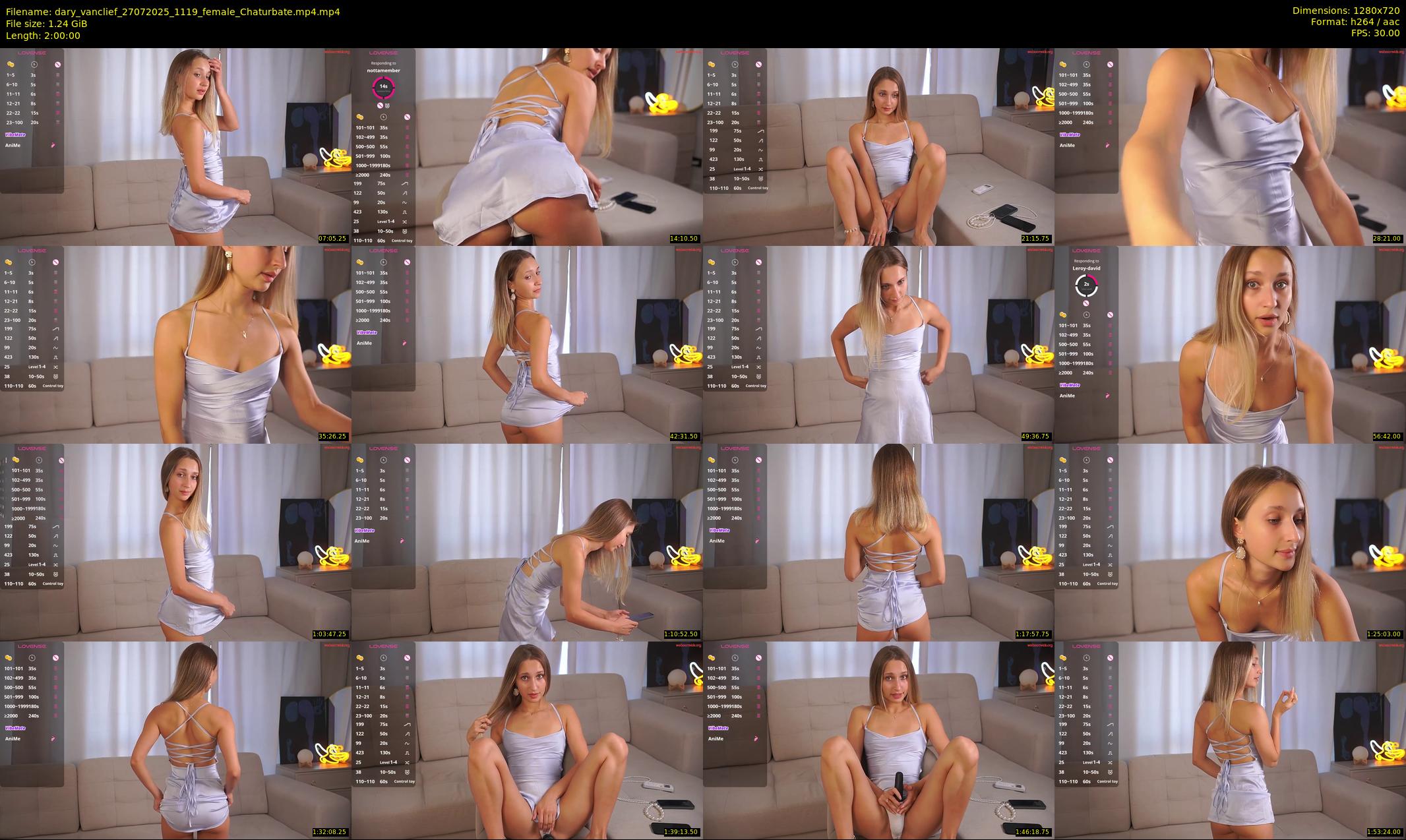 dary_vanclief — 120 minute Chaturbate female cam show recording, 720p, Jul 27, 2025