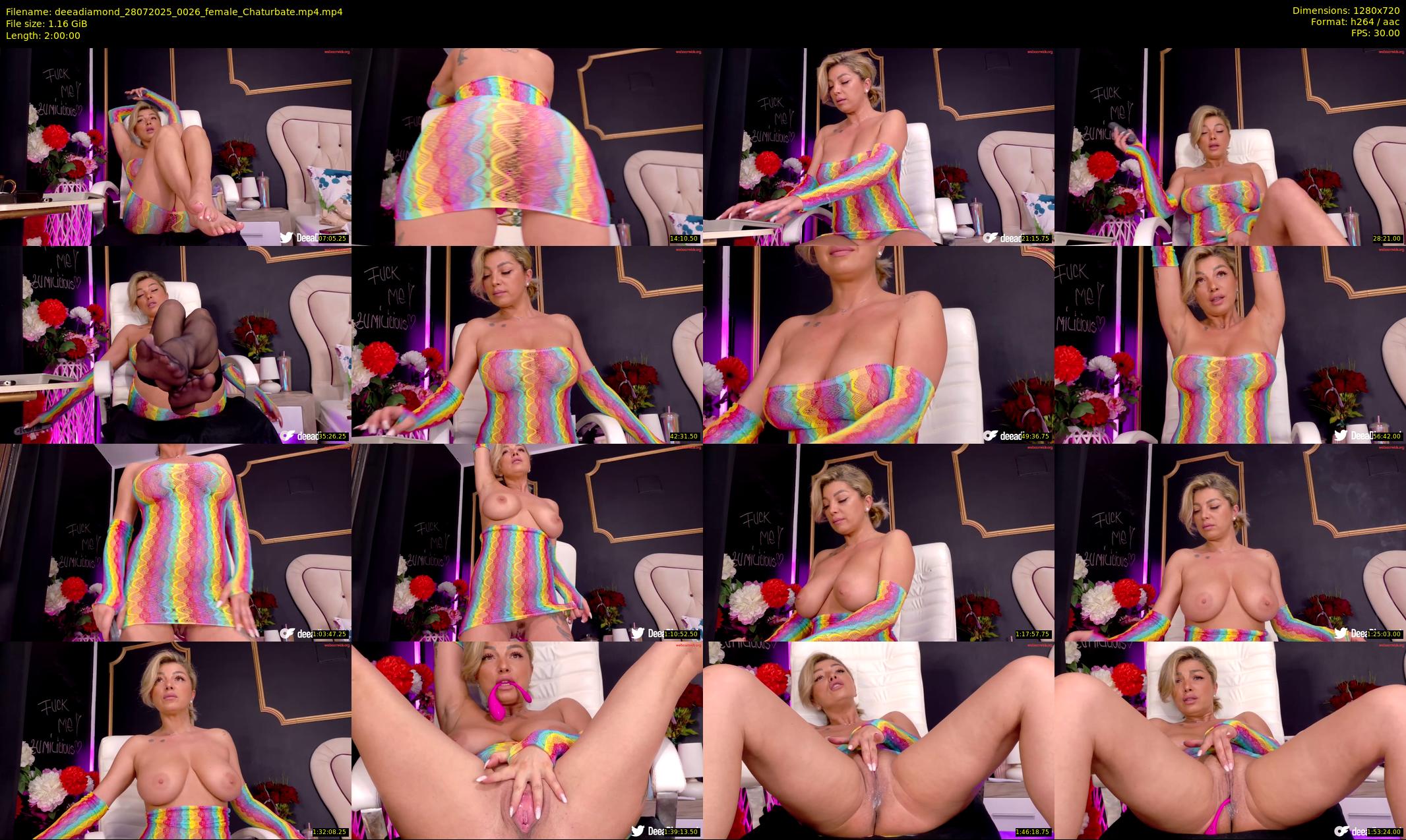 deeadiamond — 120 minute Chaturbate female cam show recording, 720p, Jul 28, 2025