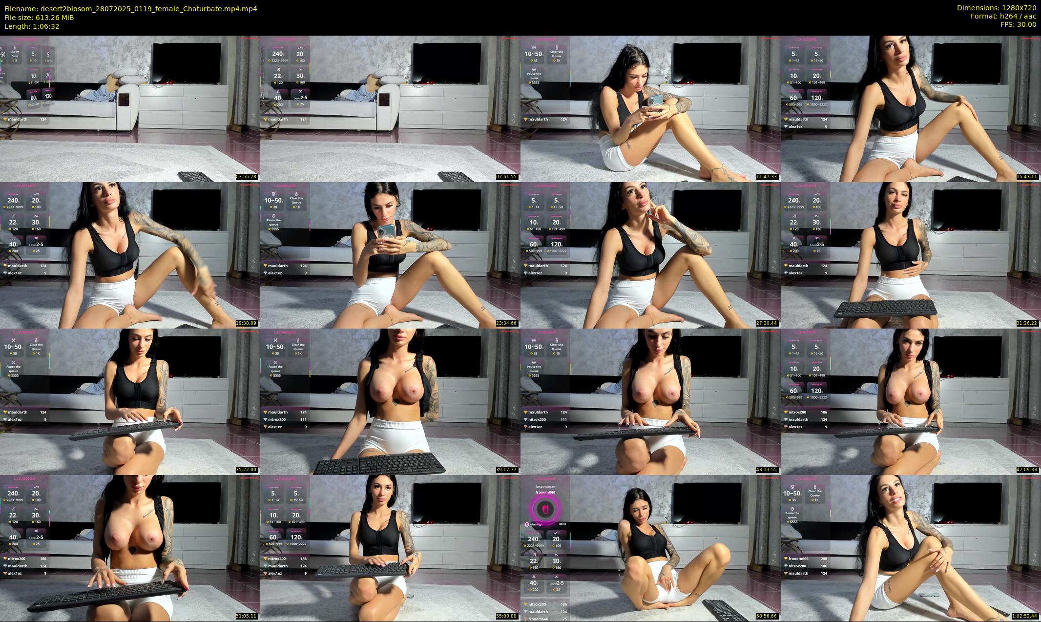 desert2blosom — 67 minute Chaturbate female cam show recording, 720p, Jul 28, 2025