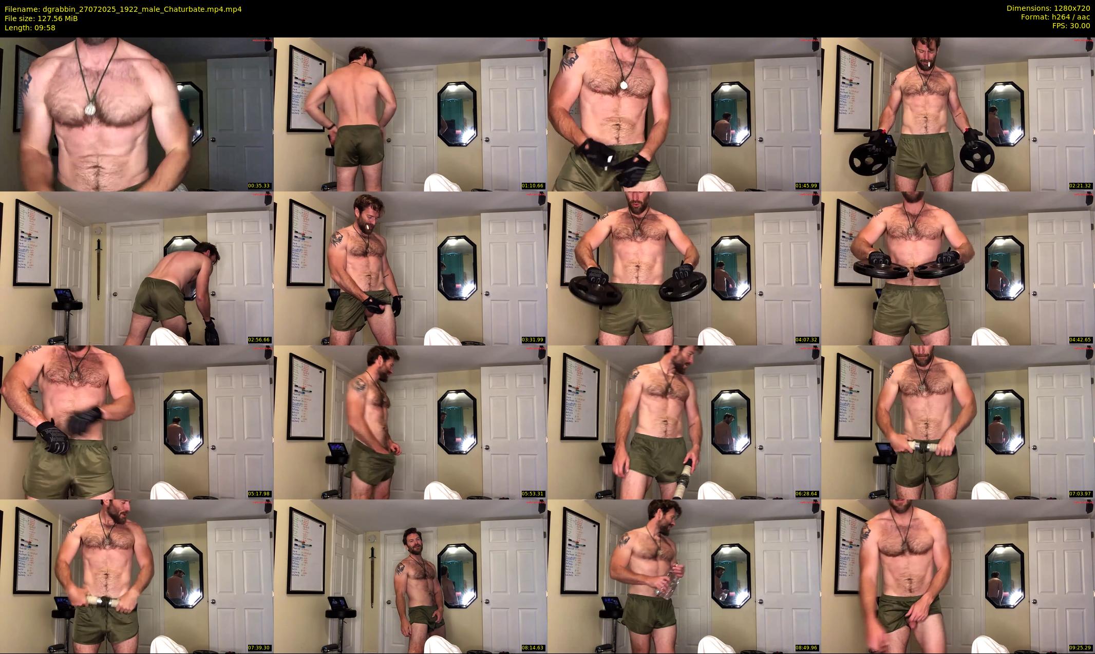 dgrabbin — 10 minute Chaturbate male cam show recording, 720p, Jul 27, 2025