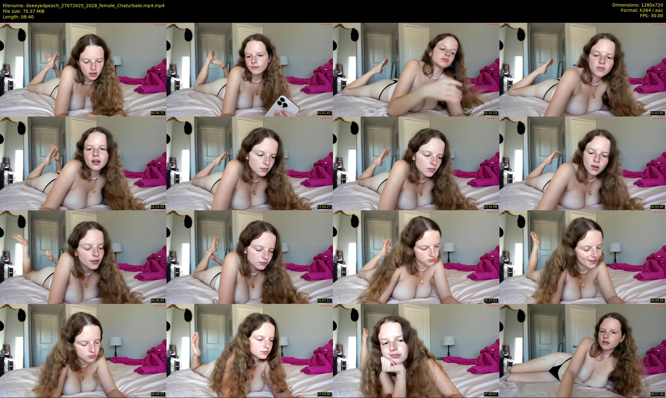 doeeyedpeach — 9 minute Chaturbate female cam show recording, 720p, Jul 27, 2025