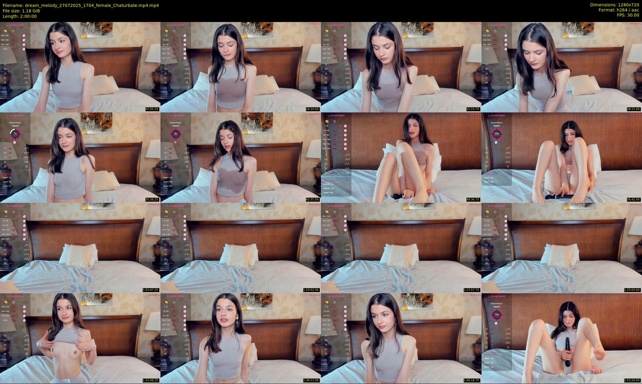 dream_melody — 120 minute Chaturbate female cam show recording, 720p, Jul 27, 2025