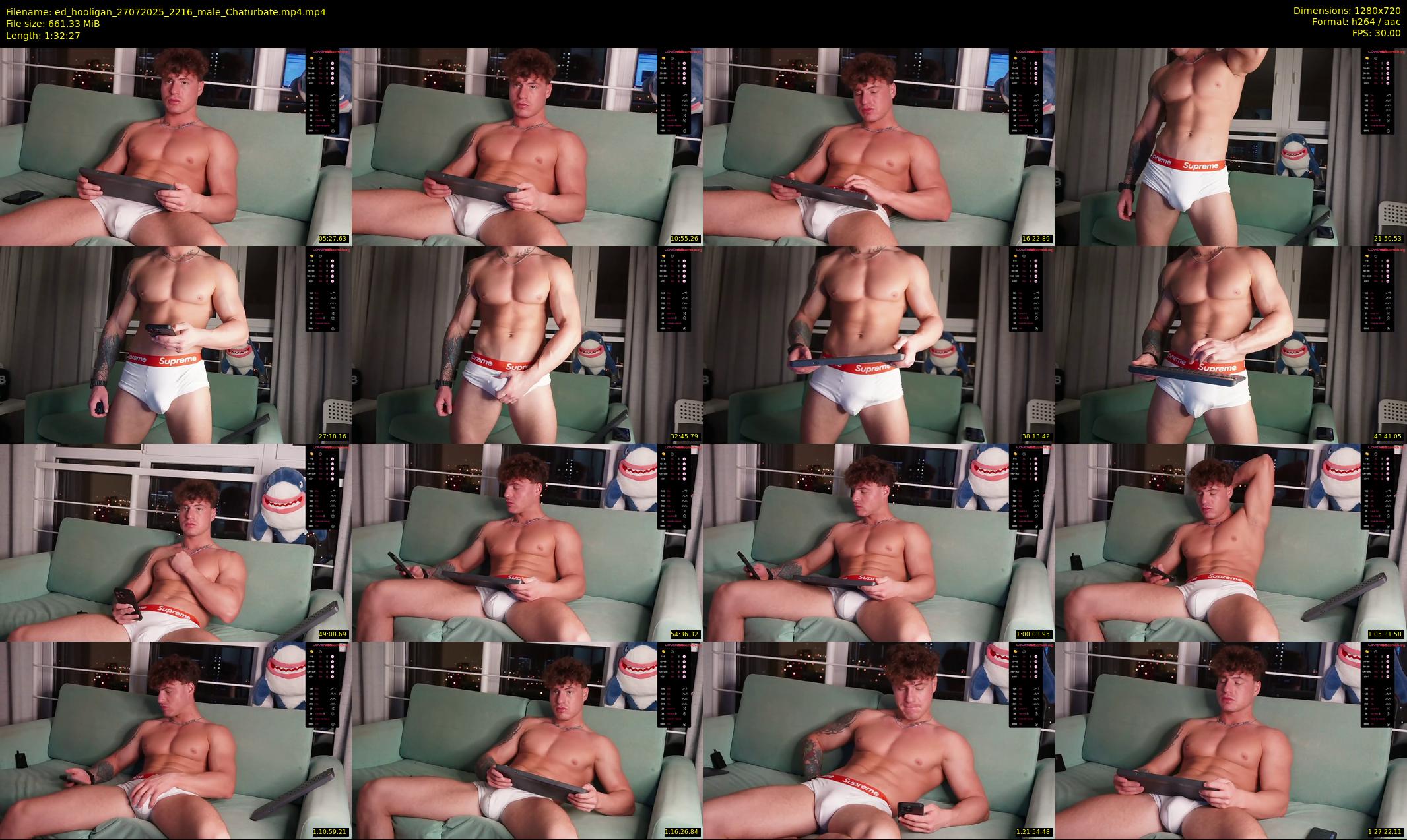 ed_hooligan — 93 minute Chaturbate male cam show recording, 720p, Jul 27, 2025